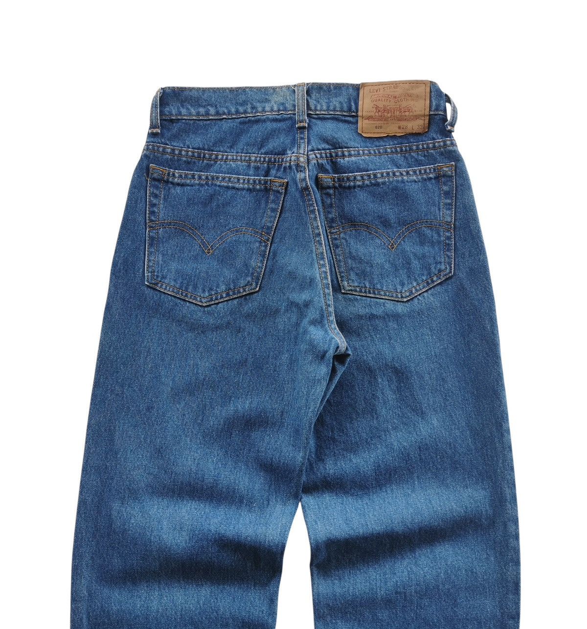 Levi's Vintage Levis 620 Jeans Ripped Size 27" / US 4 / IT 40 - 4 Thumbnail