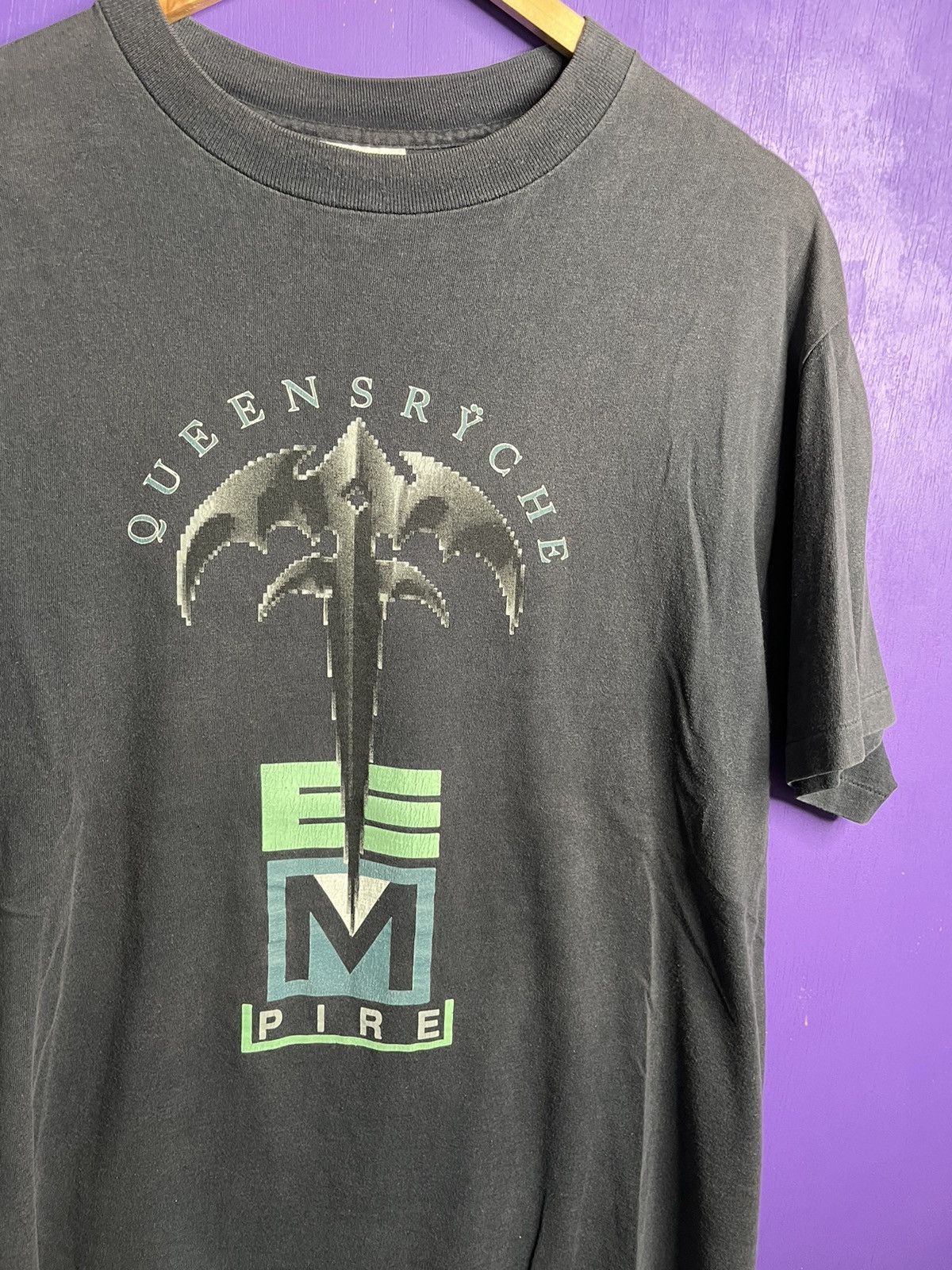Band Tees × Vintage Vintage 1991 Queensryche building empires tour t-shirt Size US L / EU 52-54 / 3 - 3 Thumbnail