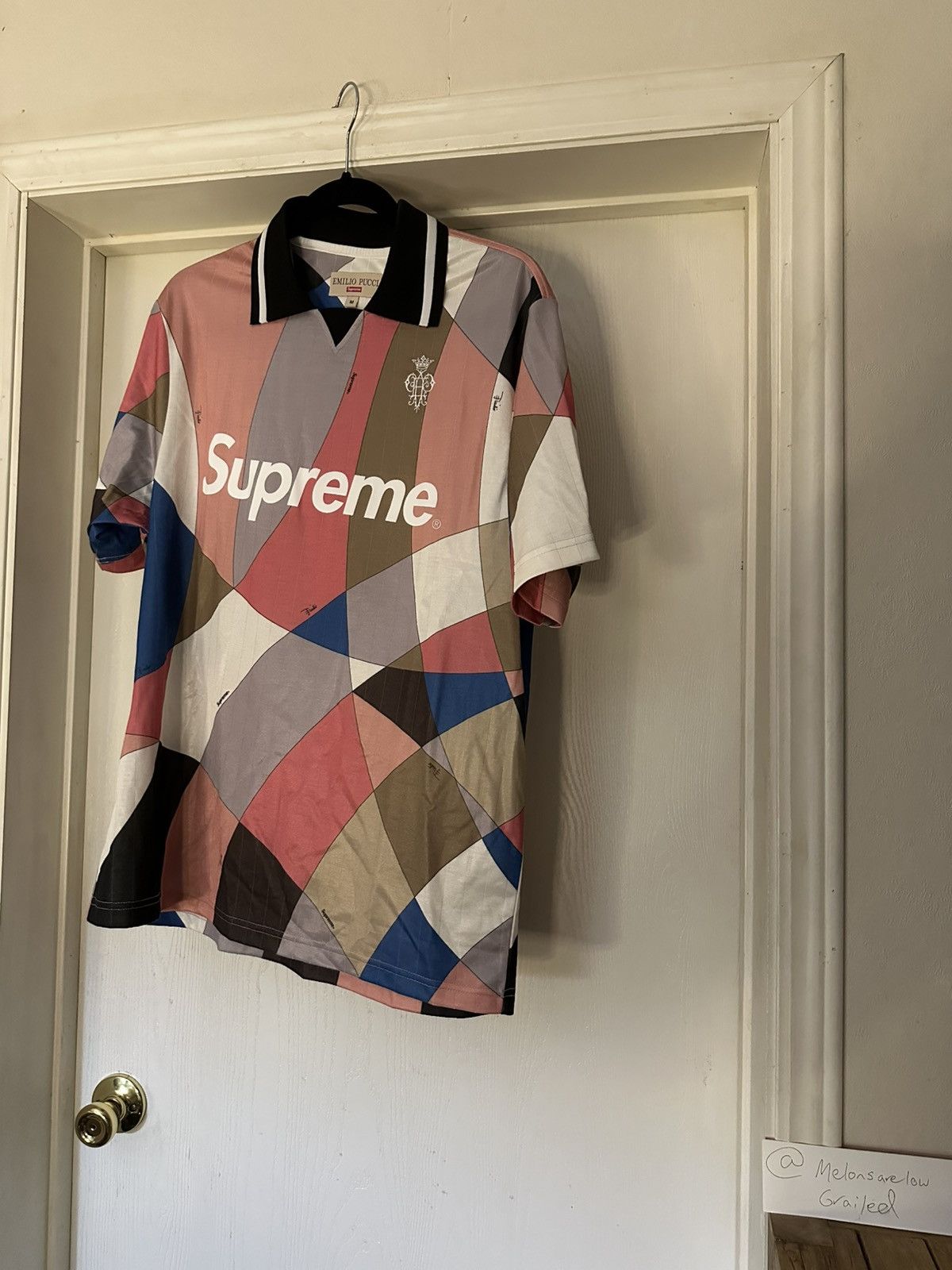 Supreme Supreme, Emilio Pucci Soccer Jersey - Pink, Medium Size US M / EU 48-50 / 2 - 1 Thumbnail