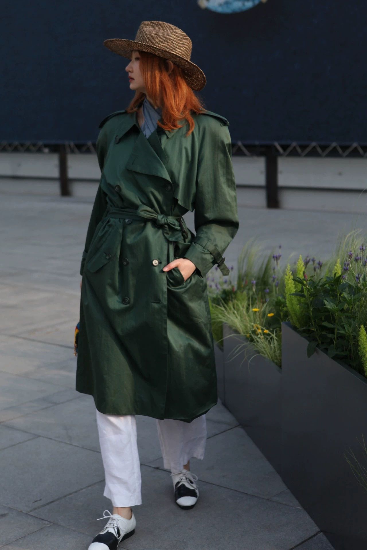 DAKS Daks Oversized Cotton Trench Coat Size S-M Size M / US 6-8 / IT 42-44 - 2 Thumbnail