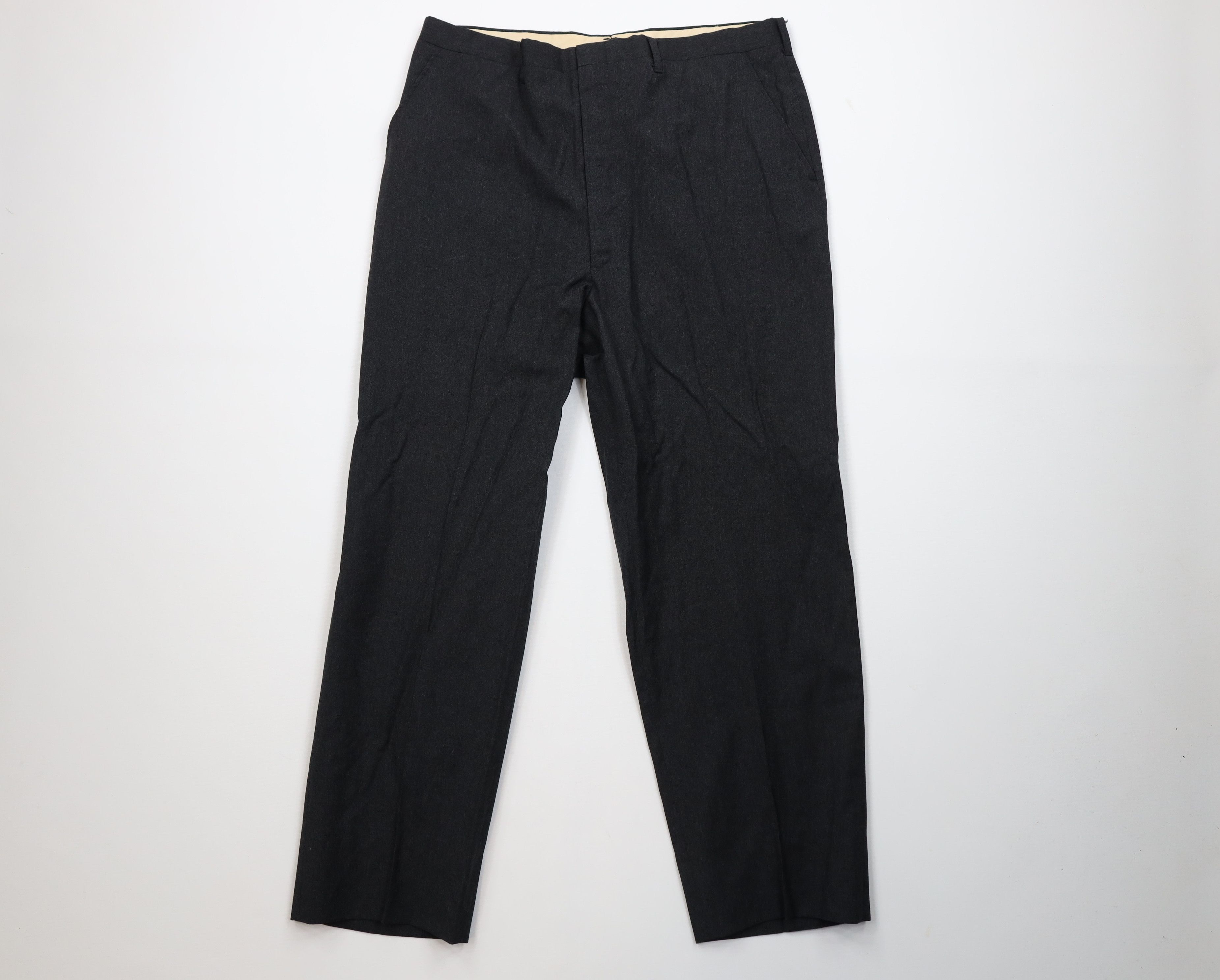 Vintage Vintage 50s 60s Streetwear Chino Pants Trousers Gray USA Size US 34 / EU 50 - 1 Thumbnail