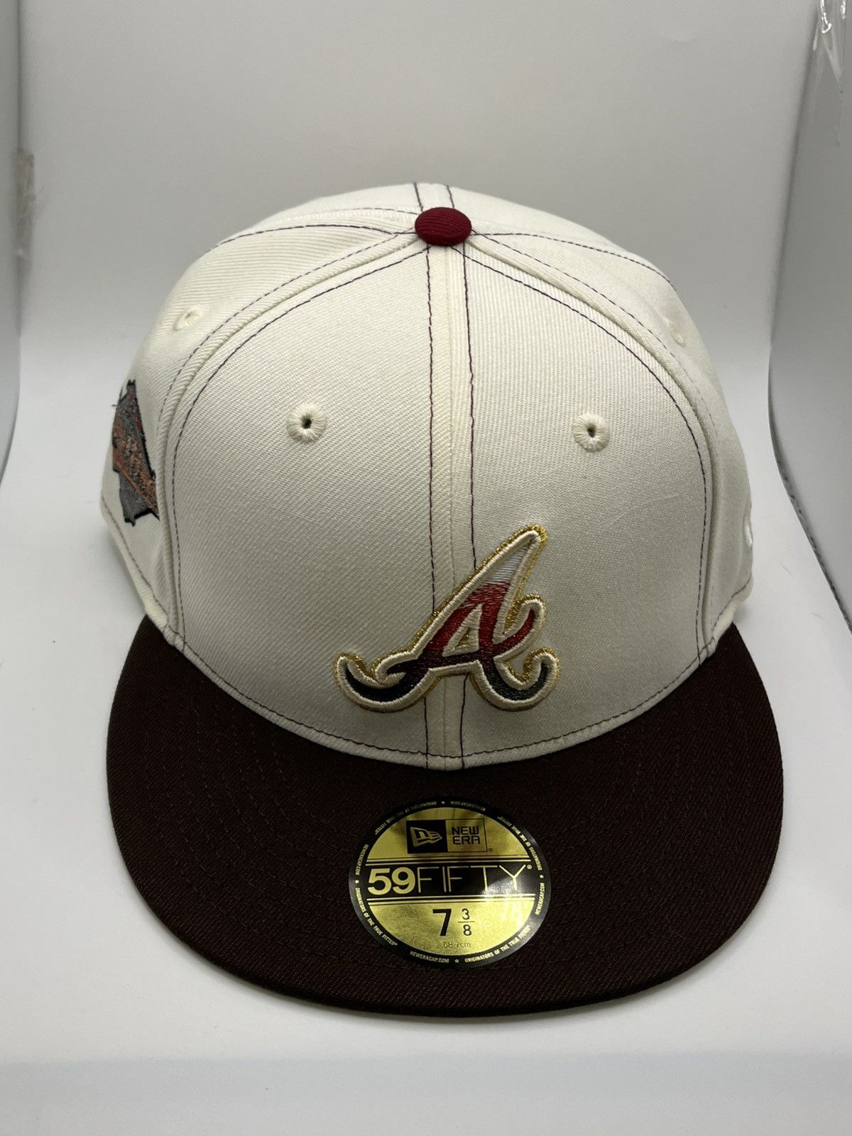 Hat Club 7 3/8 Pvtchwork TVB Atlanta Braves Annabelle Exclusive Size ONE SIZE - 2 Thumbnail