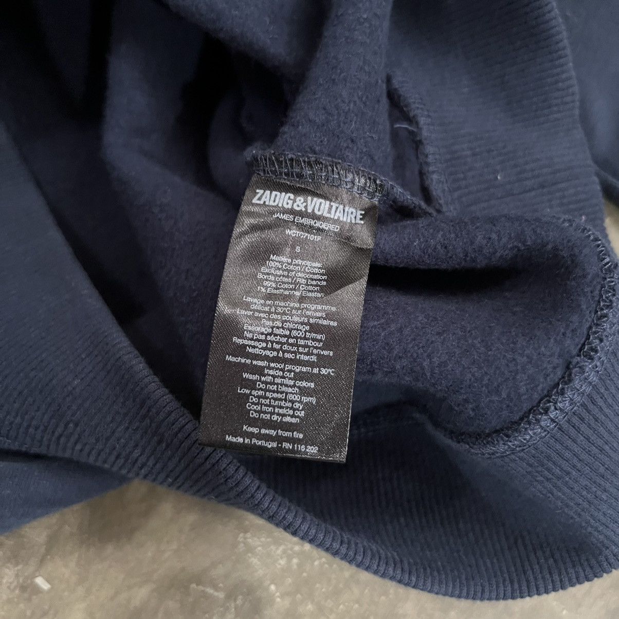 Zadig & Voltaire Zadig & Voltaire Wolf Embroidery Crewneck Size US S / EU 44-46 / 1 - 5 Thumbnail