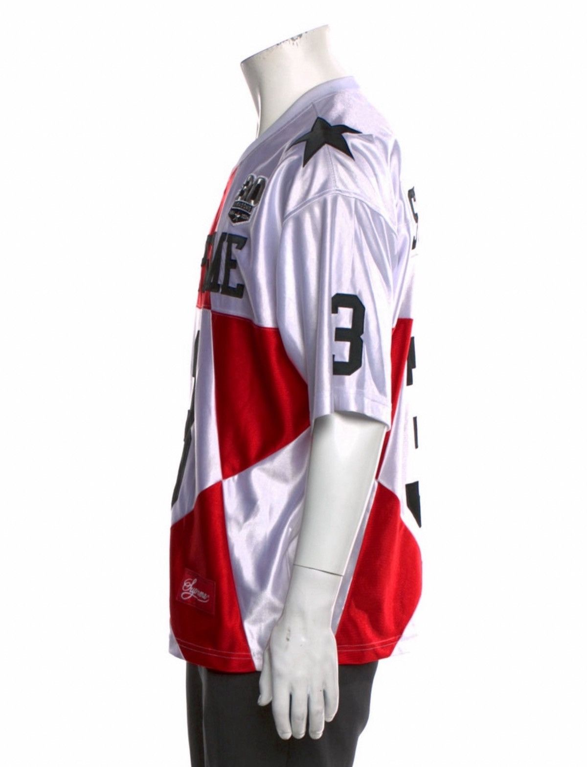 Supreme SUPREME star football jersey white (fw24) Size US S / EU 44-46 / 1 - 4 Thumbnail