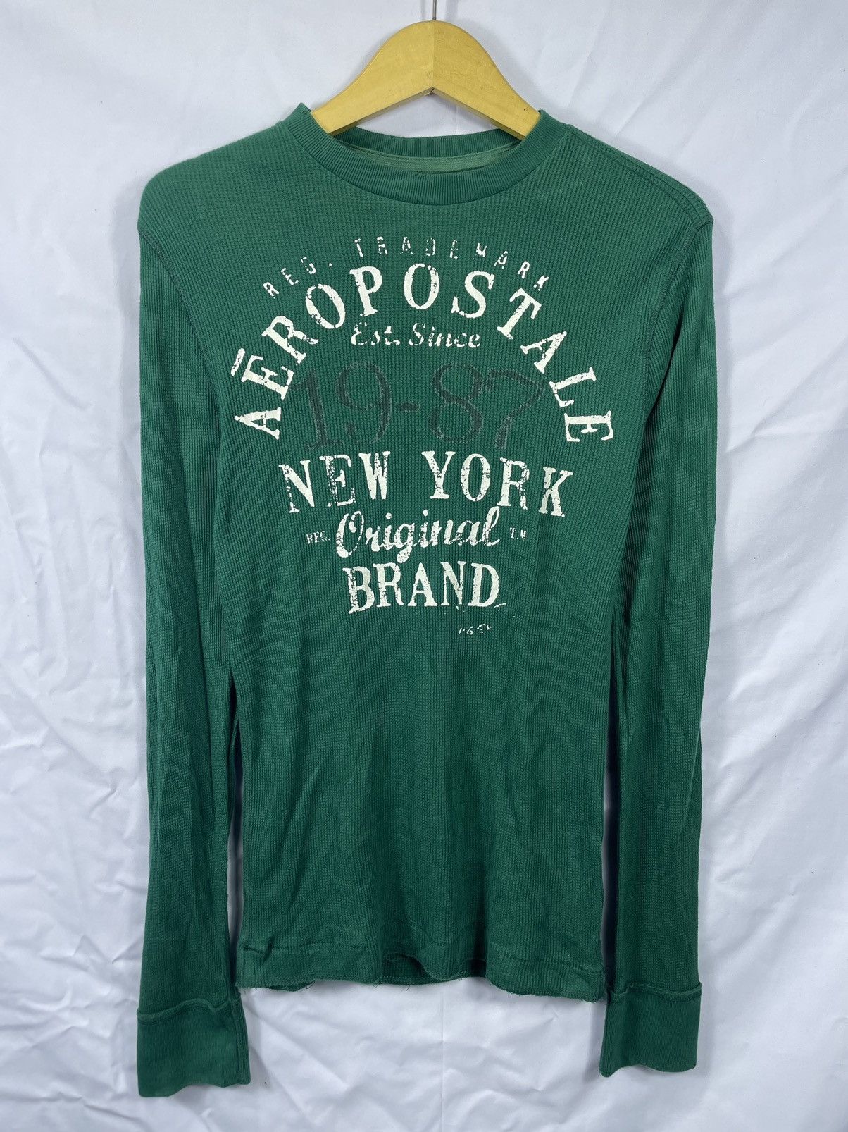 Japanese Brand AEROPOSTALE 1987 poem long sleeve Japanese Style Size US XS / EU 42 / 0 - 1 Thumbnail