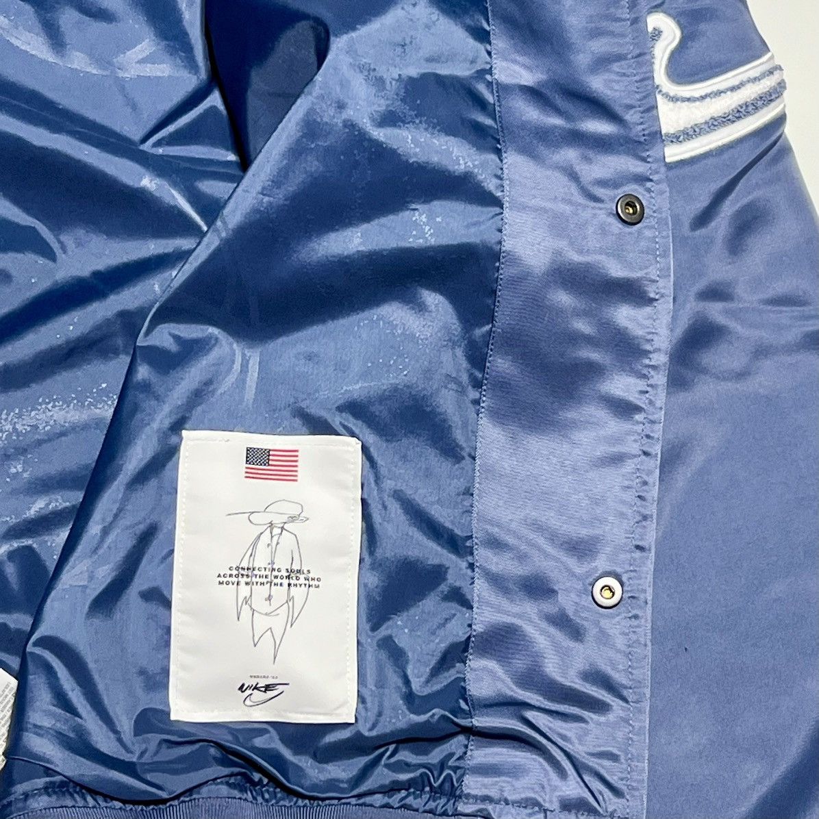 Nike Nike USA Dugout Breaking Satin Jacket Blue / Navy FN9460-491 Size US L / EU 52-54 / 3 - 6 Thumbnail