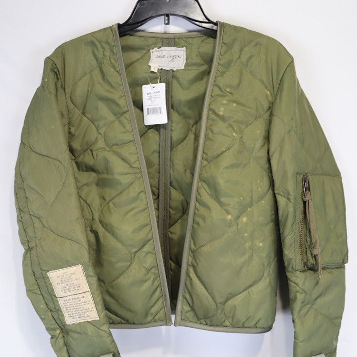 Greg Lauren o1rshd1 Puffy Cropped Gl1 Liner Jacket 'Army' in Green Size US S / EU 44-46 / 1 - 2 Thumbnail