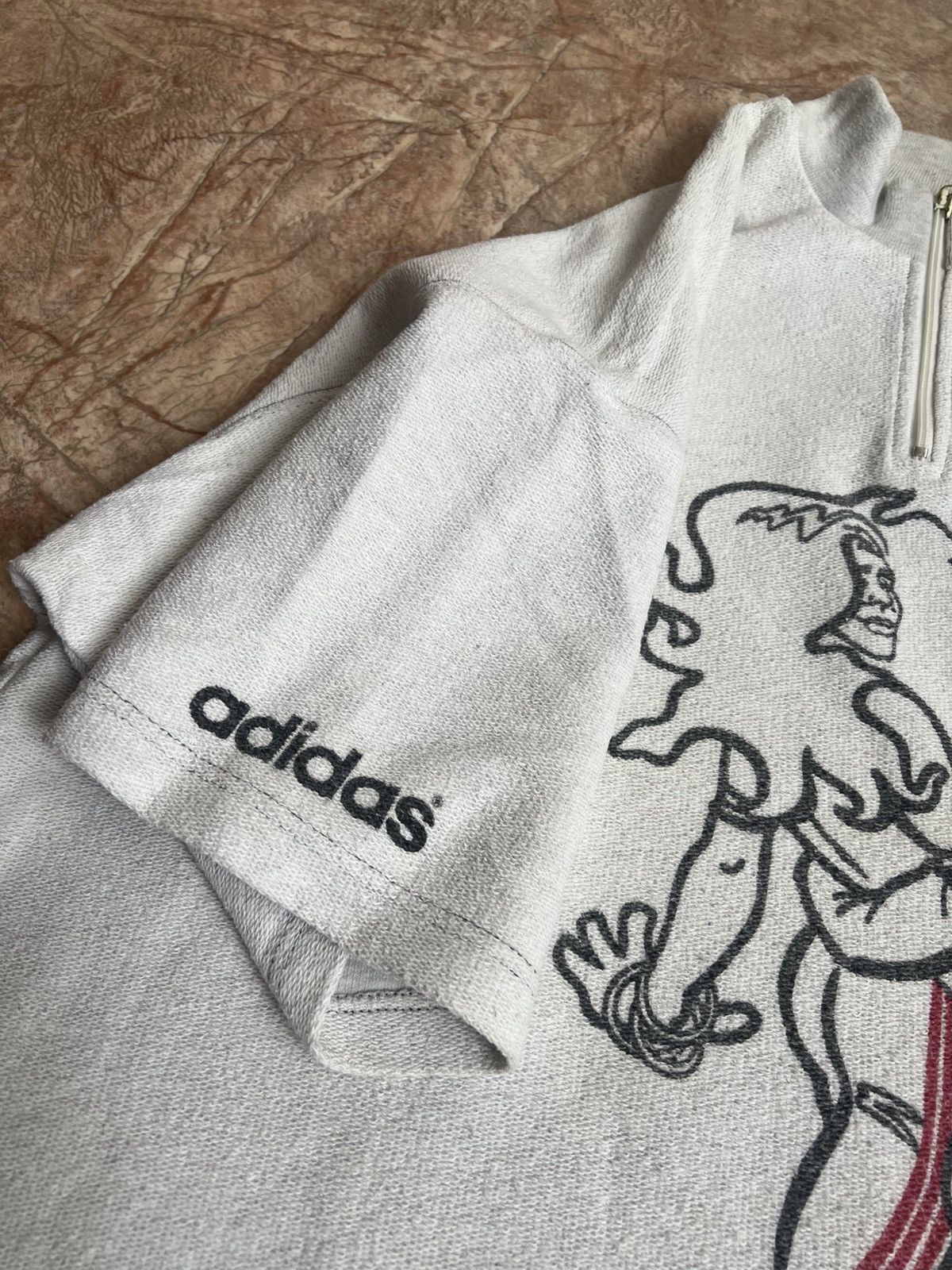 Adidas × Vintage Vintage Adidas Off Beat Rap T-Shirt Y2K Size US M / EU 48-50 / 2 - 16 Thumbnail