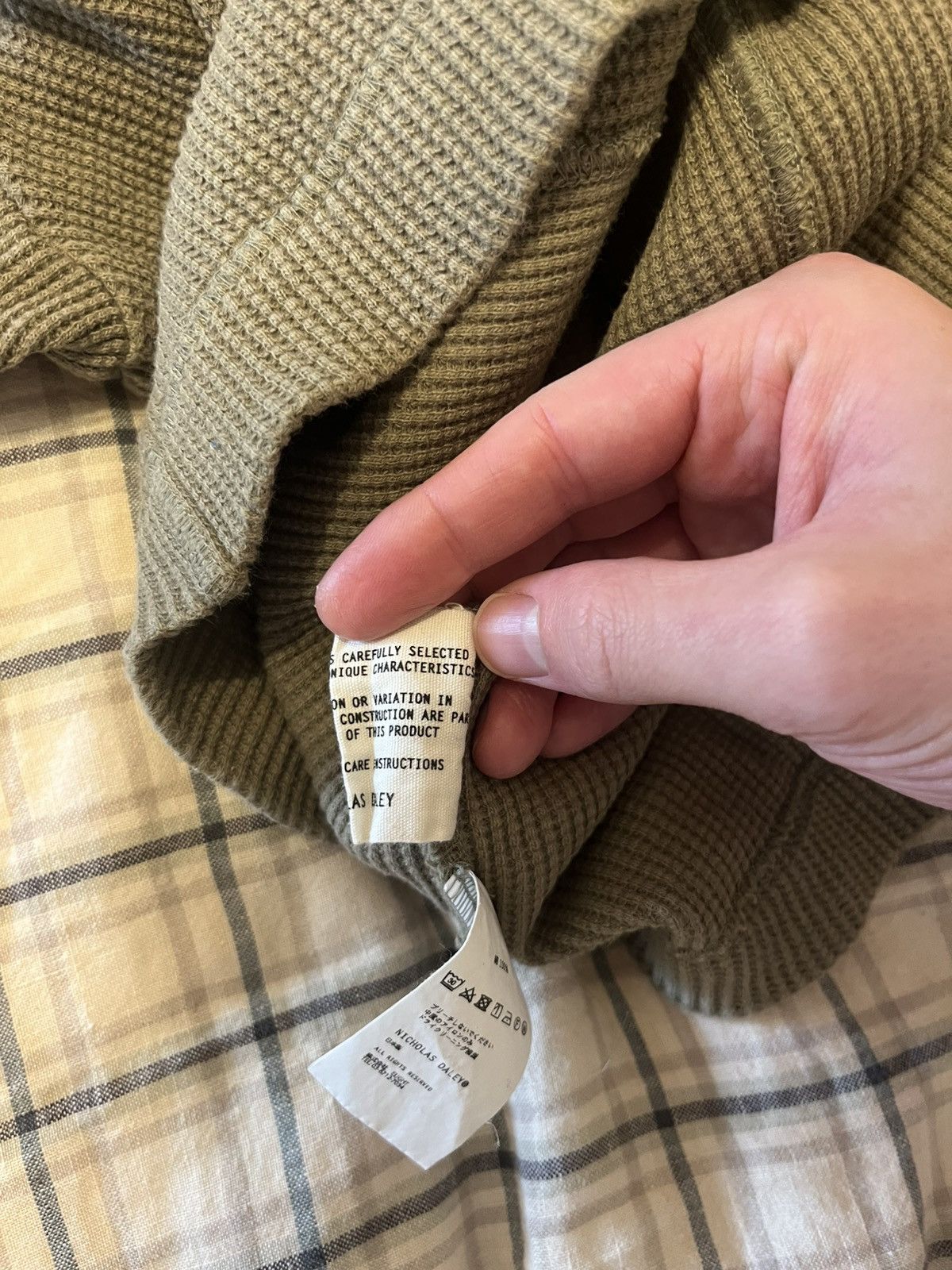 Nicholas Daley Waffle thermal - boxy Size US S / EU 44-46 / 1 - 8 Thumbnail