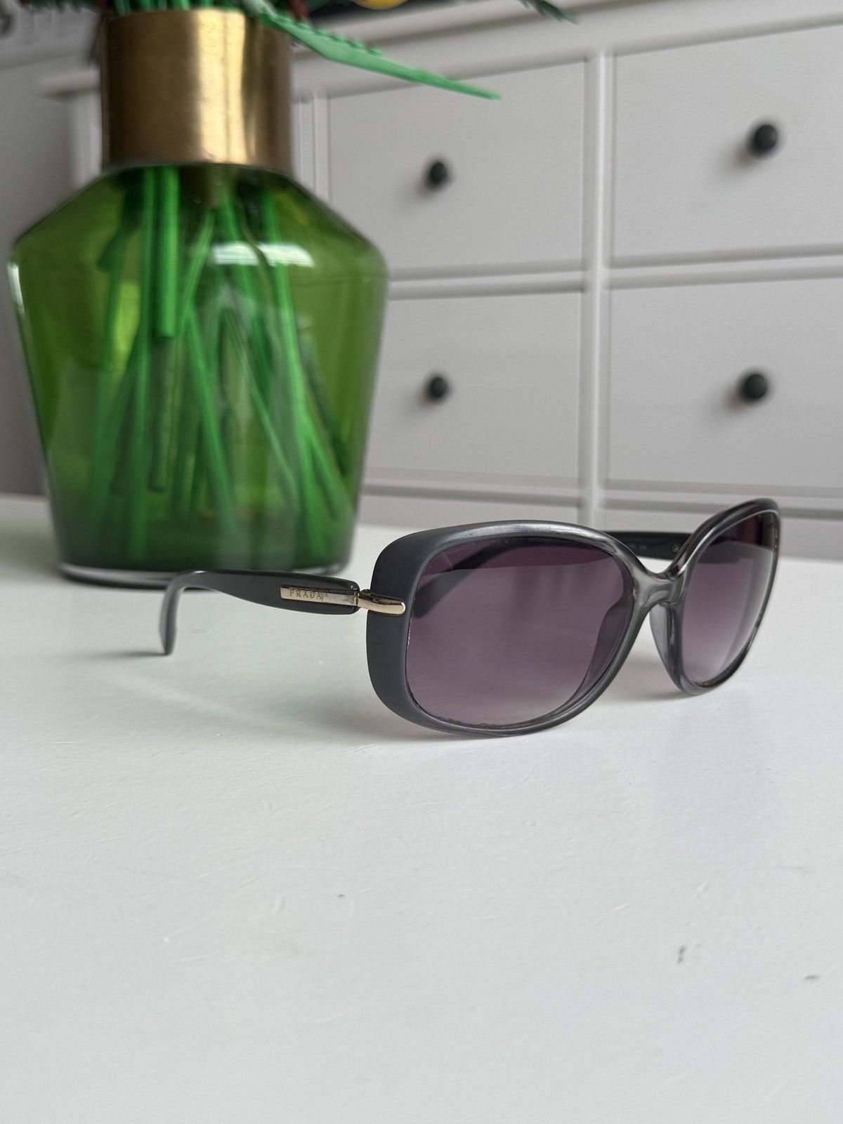 Prada Prada oversized sunglasses designer luxury casual old money Size ONE SIZE - 1 Thumbnail