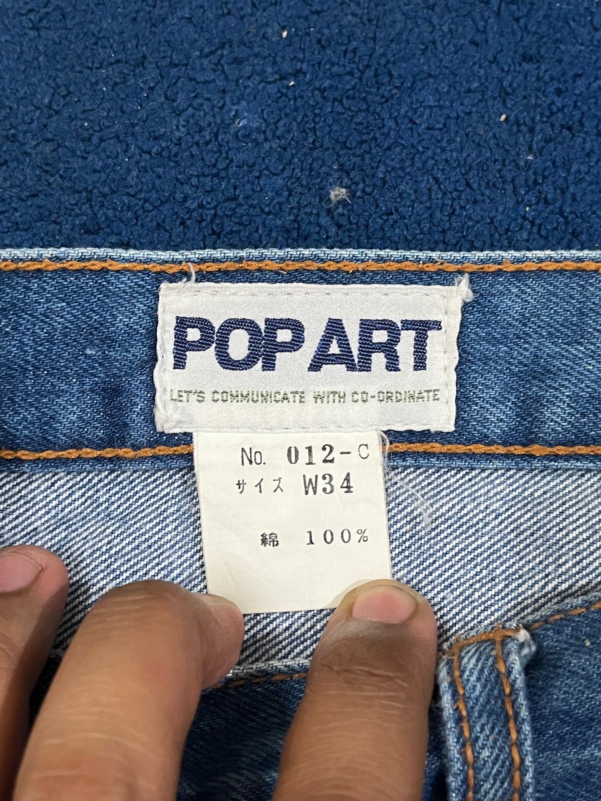 Fuck The Population × Japanese Brand × POP MAGAZINE Vintage Japanese Brand Pop Art Distressed Denim Size US 33 - 4 Thumbnail
