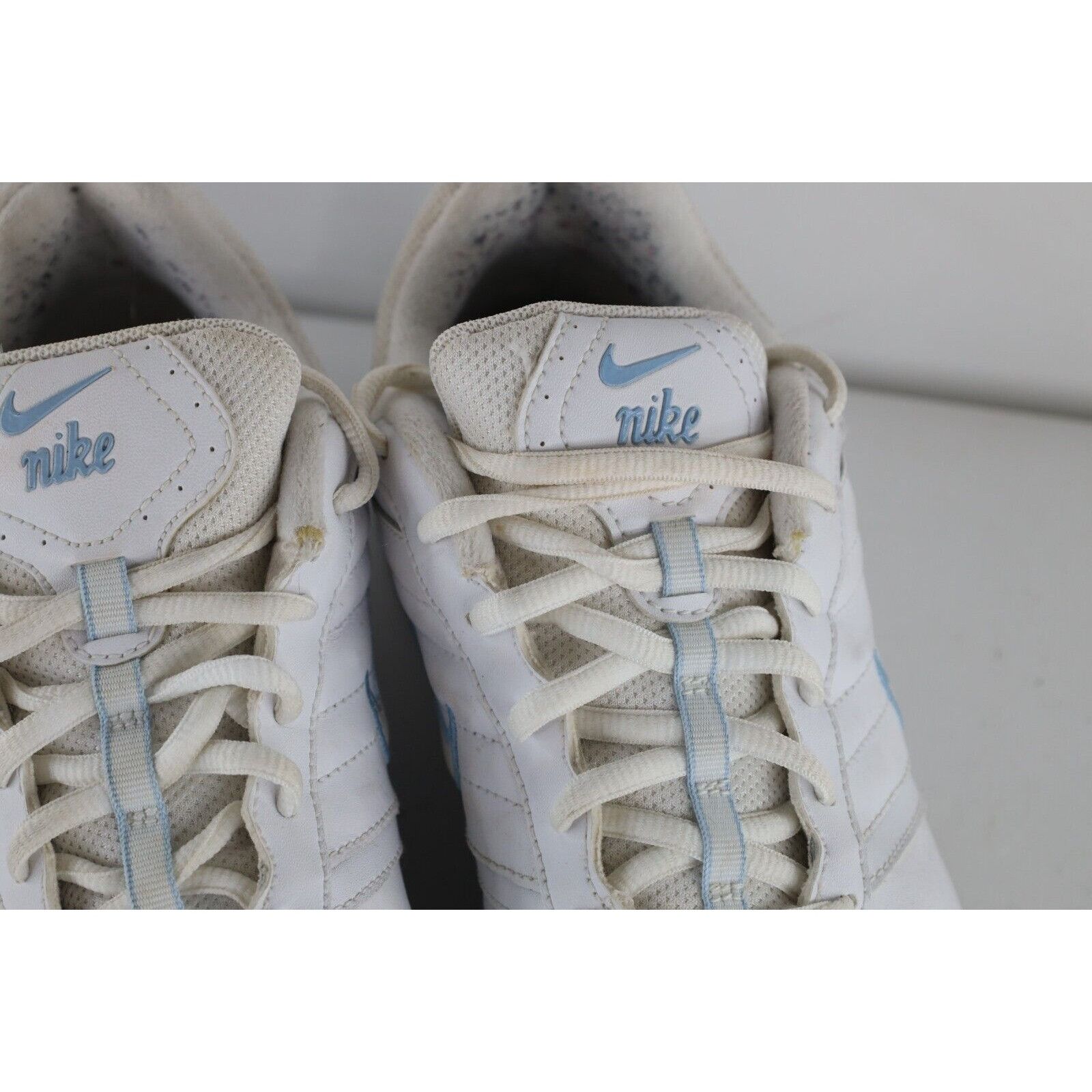Nike × Vintage Vintage Y2K Nike Distressed Leather Spell Out Shoes Size US 8 / IT 38 - 4 Thumbnail