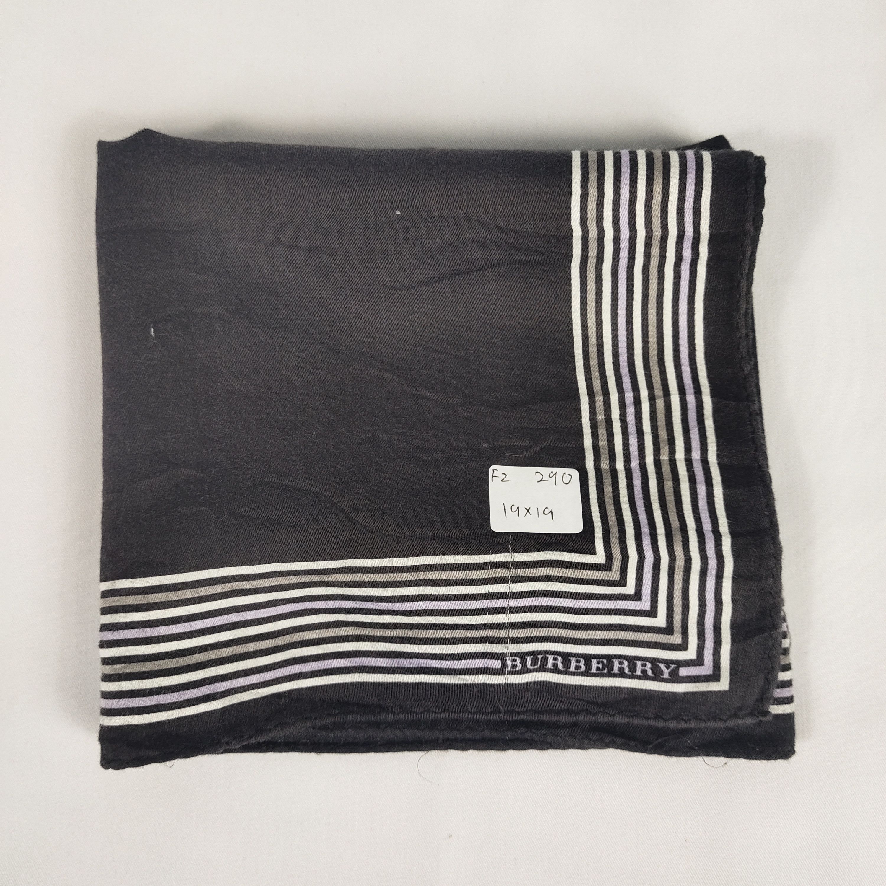 Burberry × Vintage Burberry Handkerchief / Neckerchief / Bandana FZ290 Size ONE SIZE - 2 Thumbnail