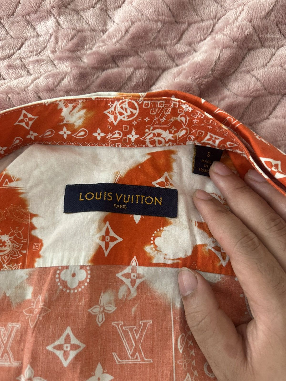 Louis Vuitton Authentic Louis Vuitton Monogram Bandana Button‑Down Shirt Size US S / EU 44-46 / 1 - 5 Thumbnail