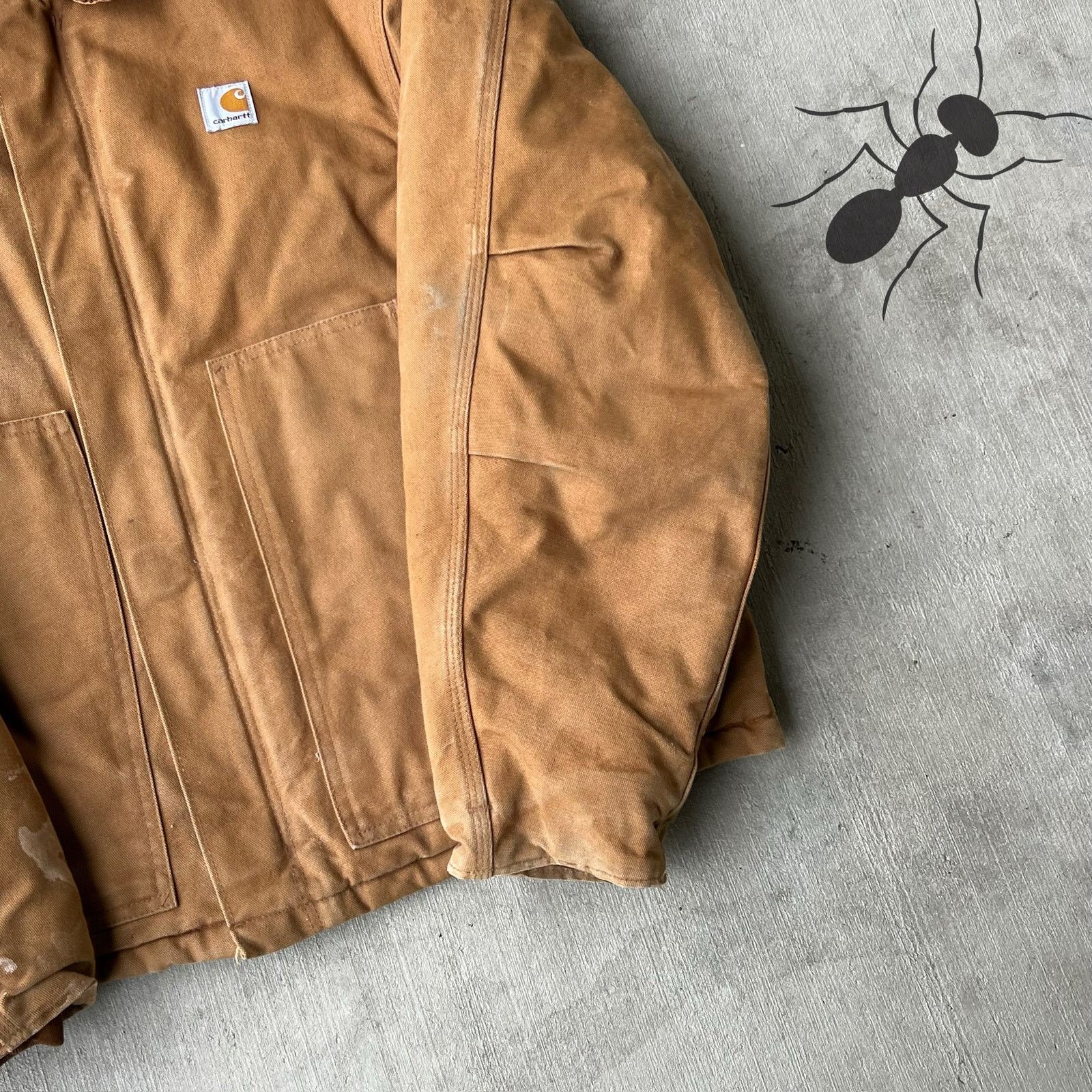 Carhartt × Vintage Carhartt J02 BRN brown work wear jacket Size US L / EU 52-54 / 3 - 2 Thumbnail
