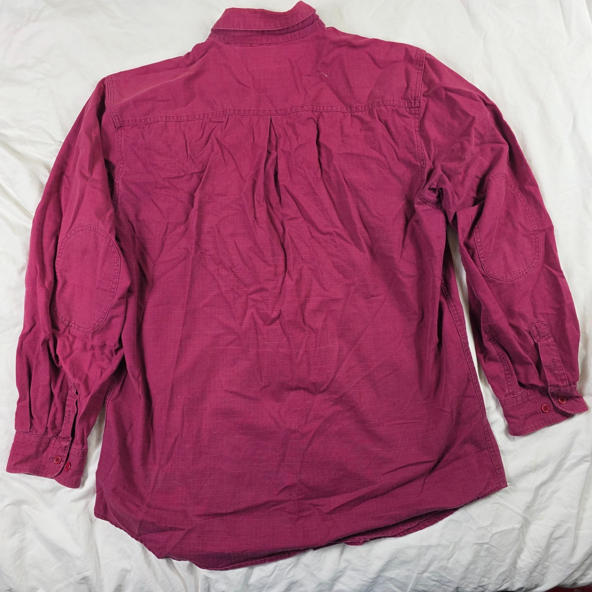 Cabelas Cabelas Outdoor Gear Mens XL Tall Red Long Sleeve Button Fro Size US XL / EU 56 / 4 - 2 Thumbnail