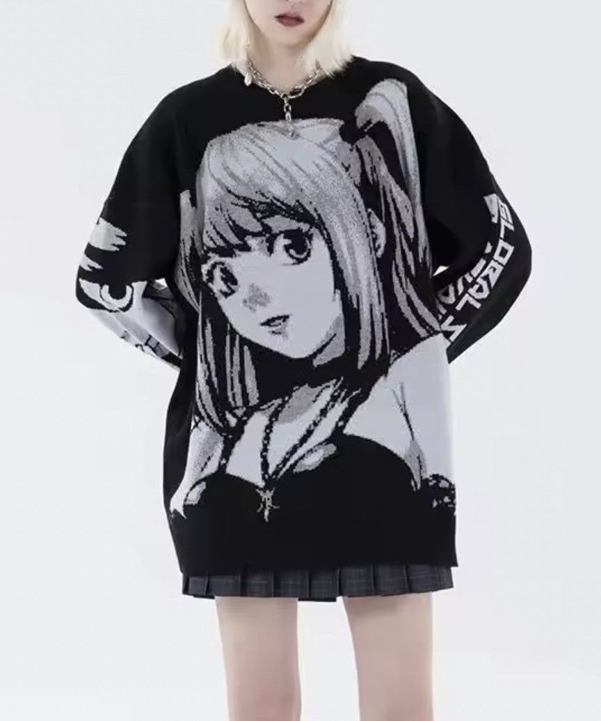 Japanese Brand Anime Graphic Knit Sweater Size US XL / EU 56 / 4 - 1 Thumbnail