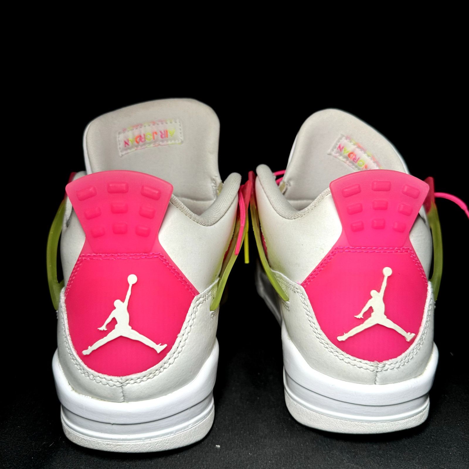 Jordan Brand × Nike Size 5.5 - Nike Air Jordan 4 Retro GS Lemon Venom 2020 Shoes Size US 5.5 / EU 38 - 5 Thumbnail