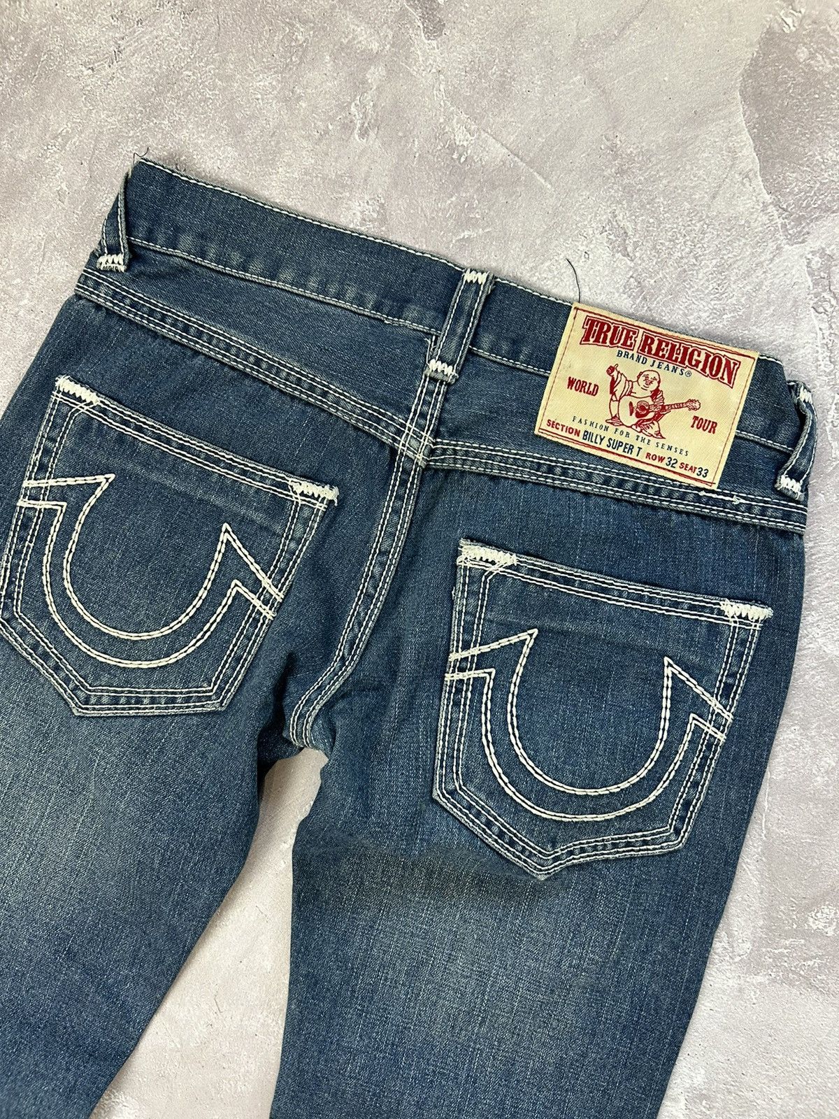 True Religion × Vintage True Religion Billy Super T Denim Blue Jeans Size W32 L33 Size US 32 / EU 48 - 2 Thumbnail