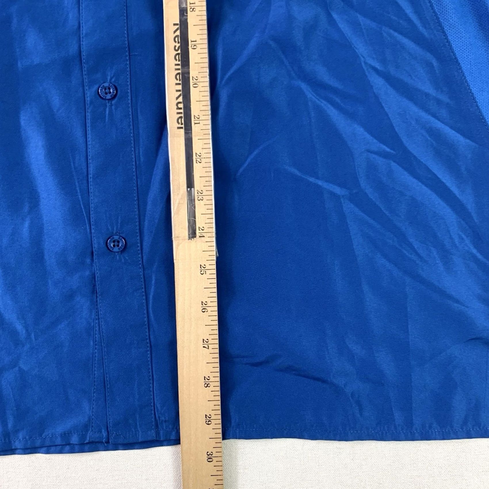 Alife Reel Life Fishing Shirt Men Large Blue Long Sleeve Button-Up NWT Elite Angler Shirt Size US L / EU 52-54 / 3 - 5 Thumbnail
