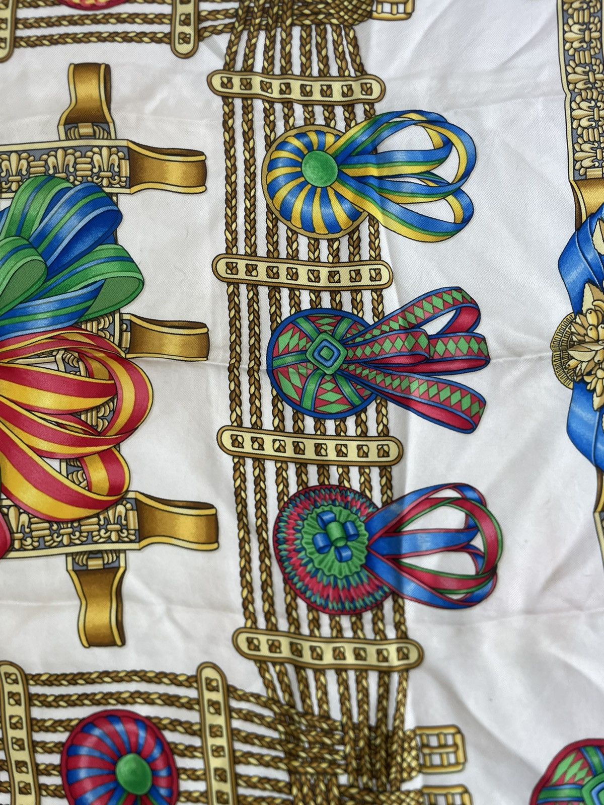 Hermes Hermès Carre 90 LES RUBANS DU CHEVAL - Horse Ribbon Scarf Size ONE SIZE - 8 Thumbnail