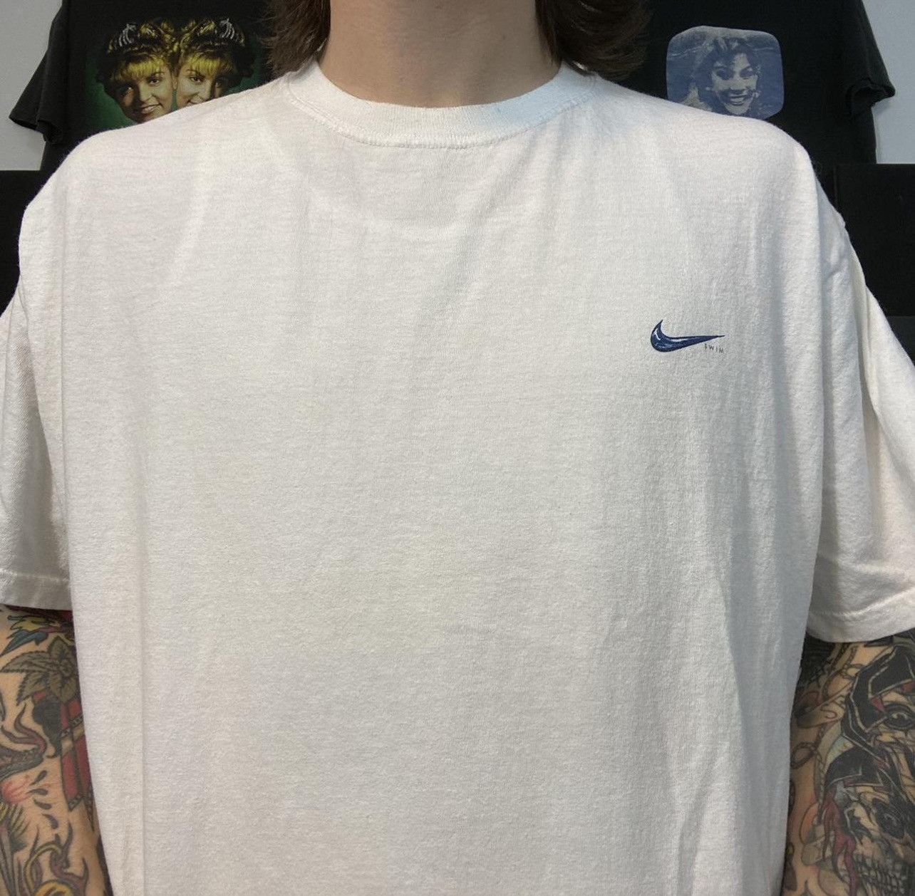 Nike Vintage Y2K Nike Swim T-Shirt Size US XL / EU 56 / 4 - 5 Thumbnail