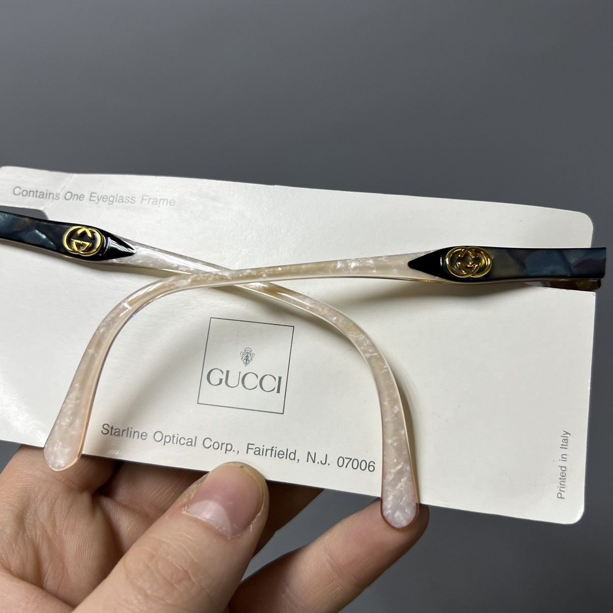 Gucci × Vintage Gucci Vintage Frame glasses NEW DEAD STOCK 80’s Size ONE SIZE - 4 Thumbnail