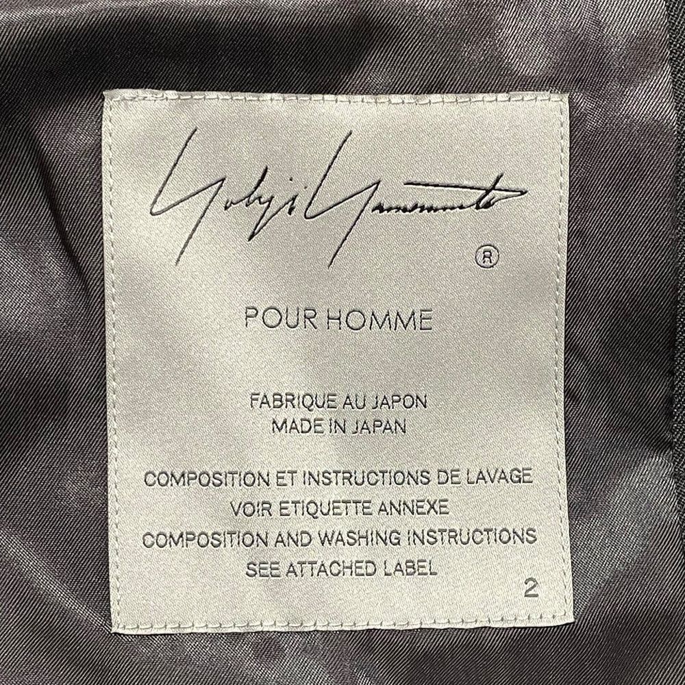 Yohji Yamamoto Yohji Yamamoto pour homme/ 2023AW Tailored Jacket Size US M / EU 48-50 / 2 - 6 Thumbnail