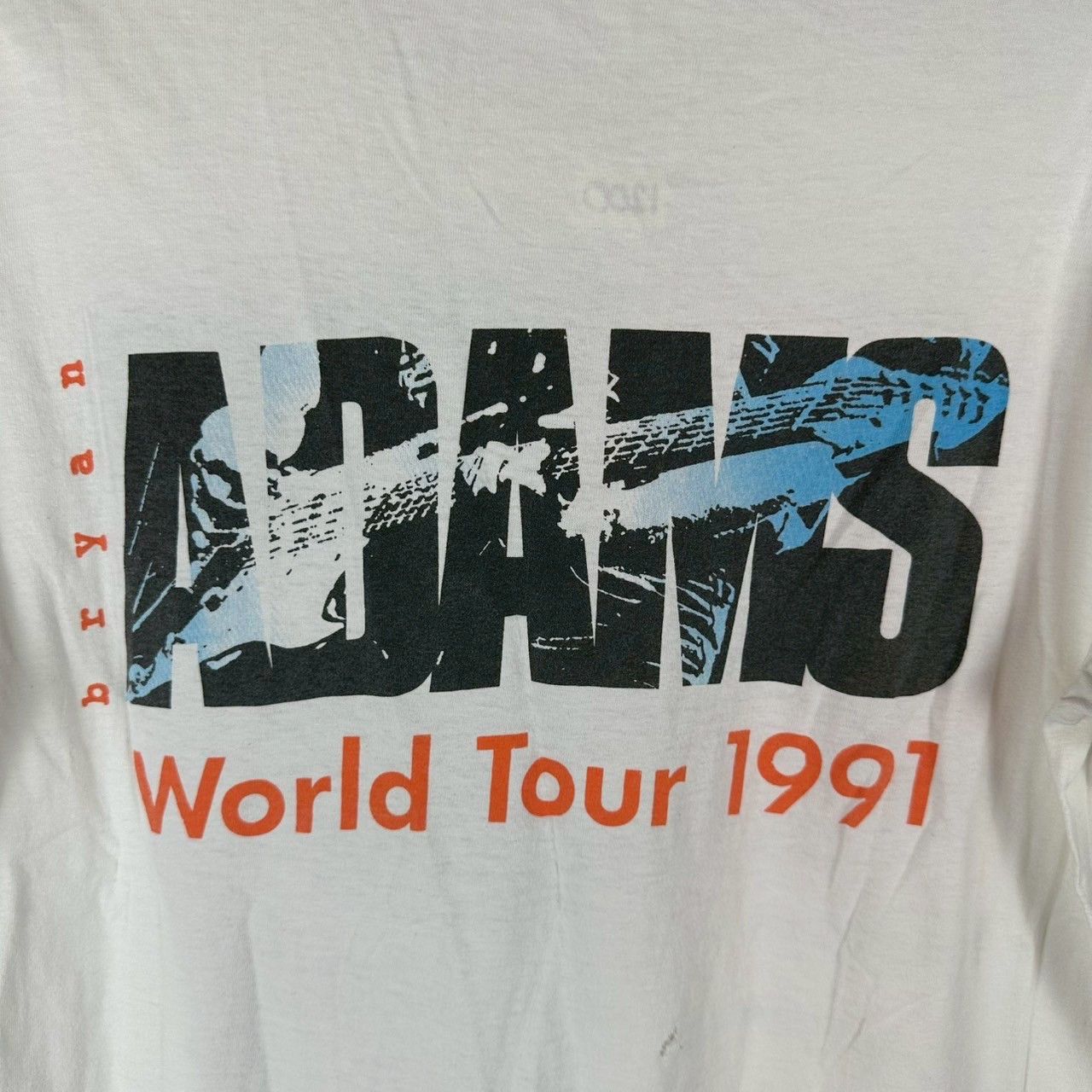 Vintage Vintage 1991 Bryan Adams World Tour Canadian Singer T-Shirt Size US L / EU 52-54 / 3 - 5 Thumbnail