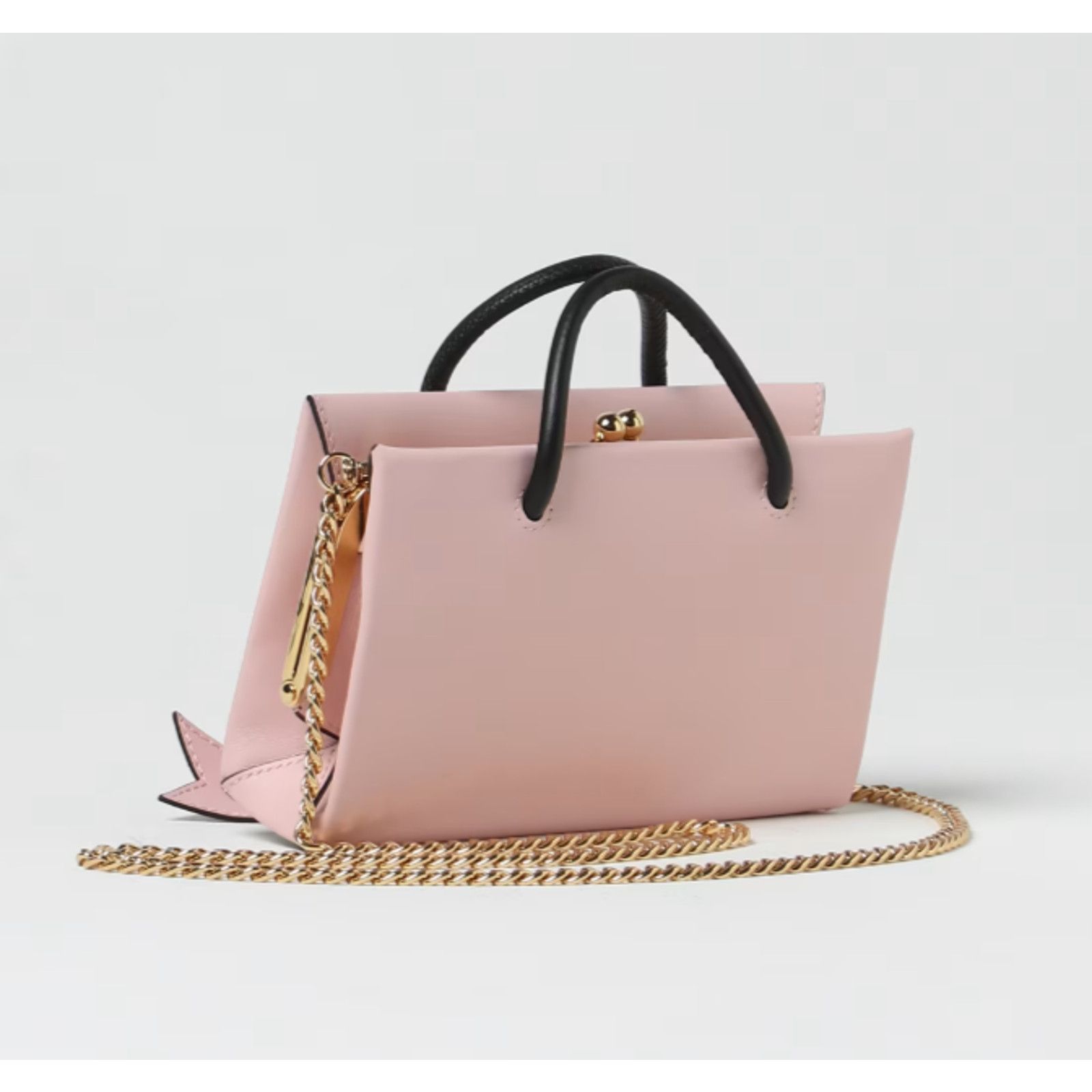 Moschino SS24 MOSCHINO Couture 40 Pink Leather Shopper Pink Crossbody Size ONE SIZE - 2 Thumbnail