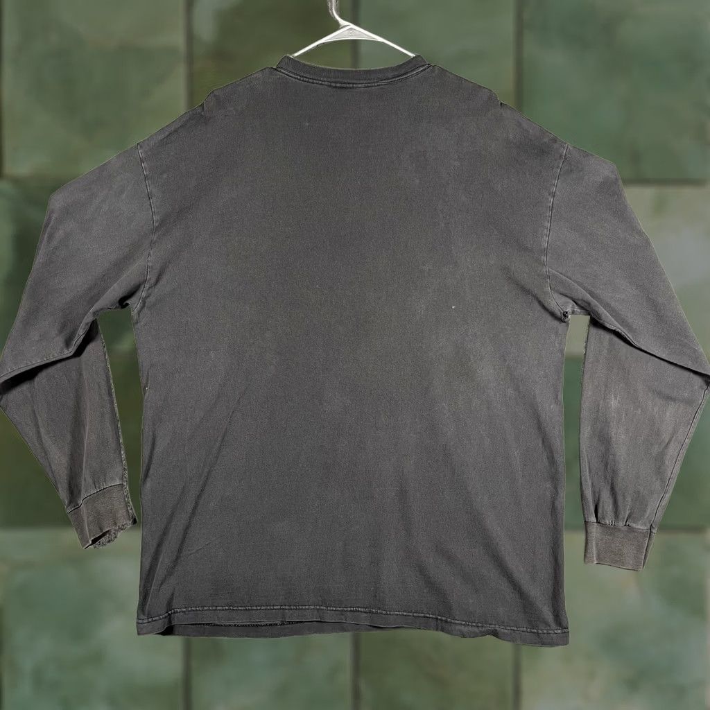 Adidas VINTAGE Adidas Shirt Mens XL Black Long Sleeve Embroidered Logo Made USA 90s Size US XL / EU 56 / 4 - 1 Thumbnail