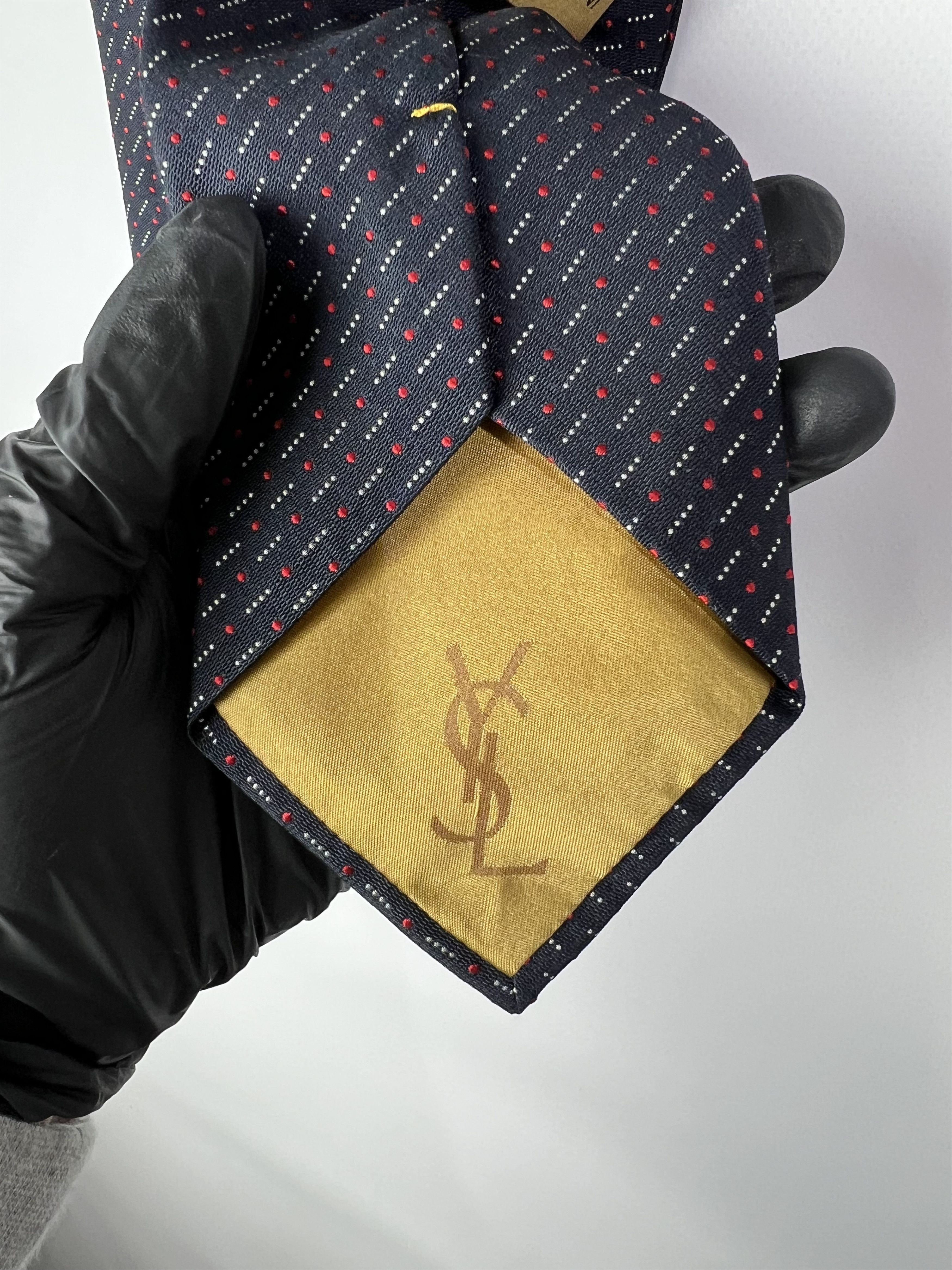 Yves Saint Laurent Vintage Luxury Italian Designer Yves Saint Laurent Tie Size ONE SIZE - 4 Thumbnail
