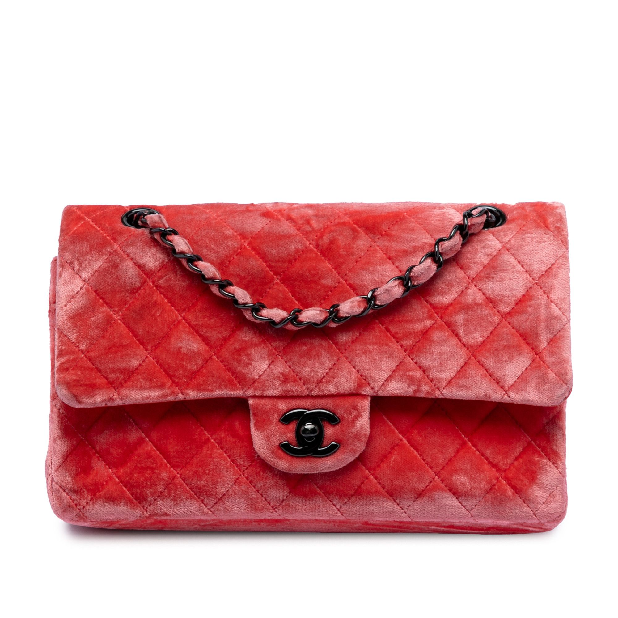 Chanel Chanel Medium Classic Velvet Double Flap Size ONE SIZE - 1 Thumbnail