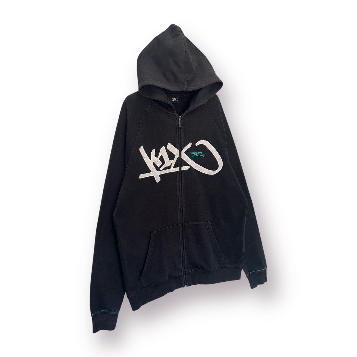 Japanese Brand 🔥 K1X japanese Streetwear black hoodie zipper - 2XL Size US L / EU 52-54 / 3 - 3 Thumbnail