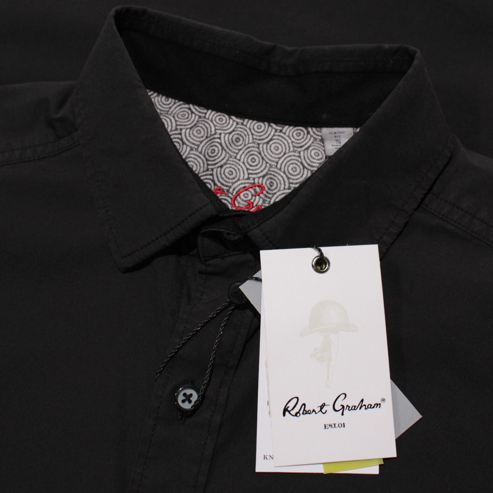 Robert Graham Robert Graham New with tags Shirt Size S US In Black Size US S / EU 44-46 / 1 - 1 Thumbnail