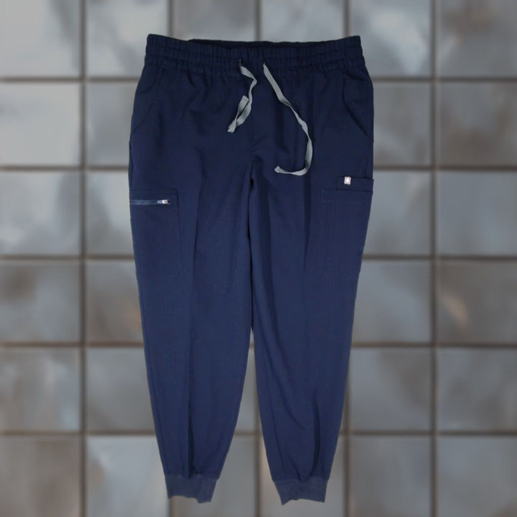 Vintage FIGS Jogger Women Extra Large Tall Blue Scrub Technical W23SW2013T Size 40" / US 18 - 1 Thumbnail