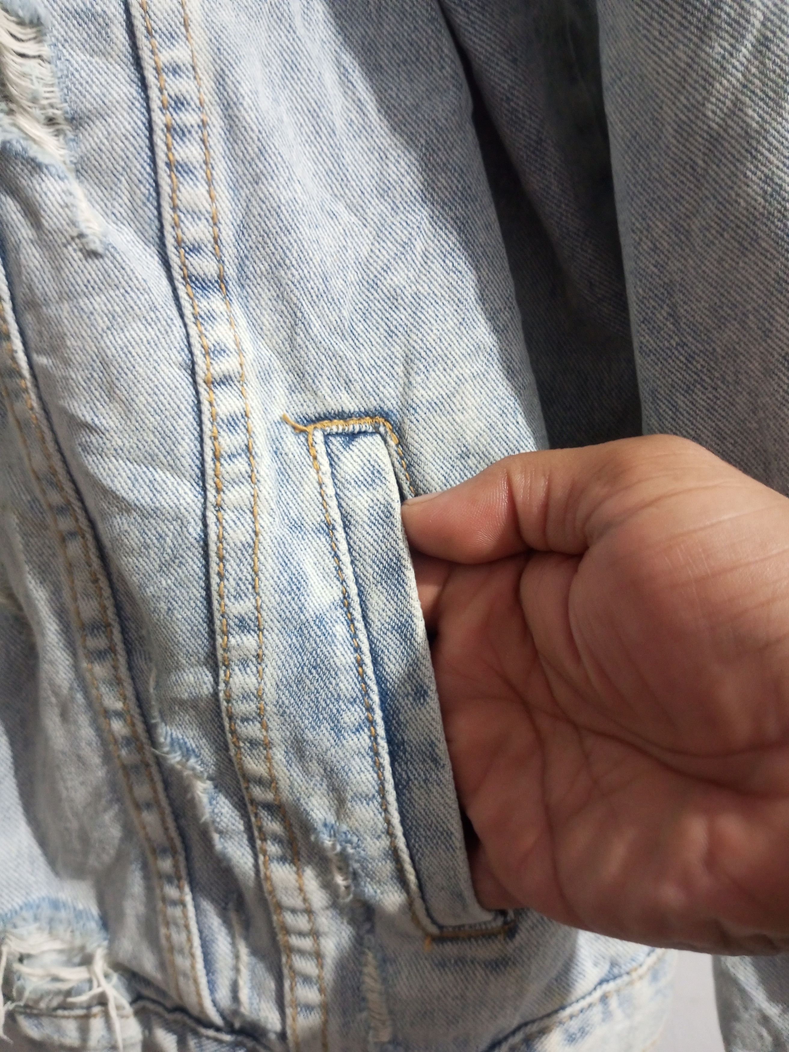Japanese Brand × Vintage Vintage vampire weekend distressed denim trucker jacket Size US XL / EU 56 / 4 - 13 Thumbnail