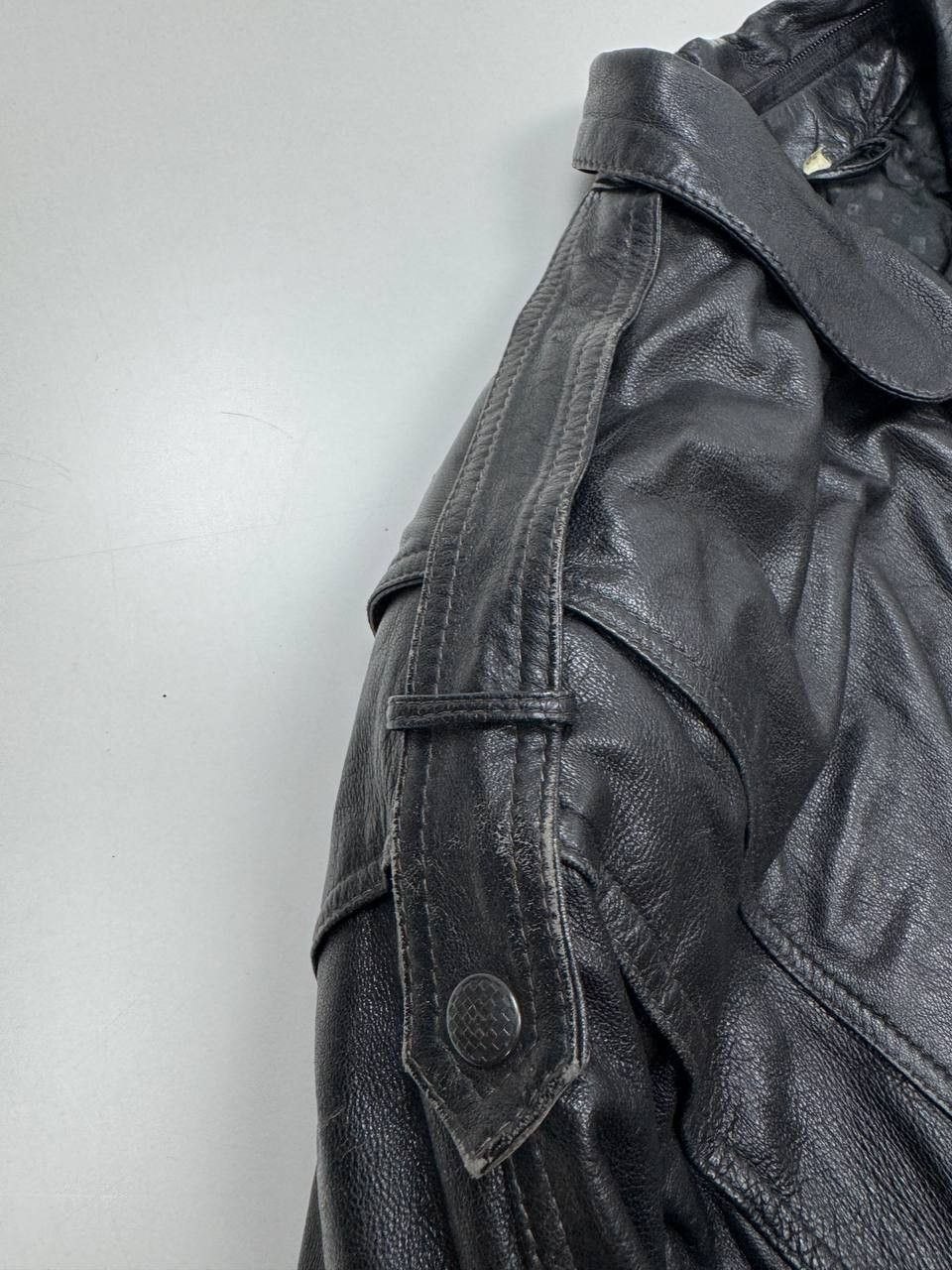 Other Vintage 90s Suprema Italy Leather Bomber Jacket Size US XXL / EU 58 / 5 - 8 Thumbnail