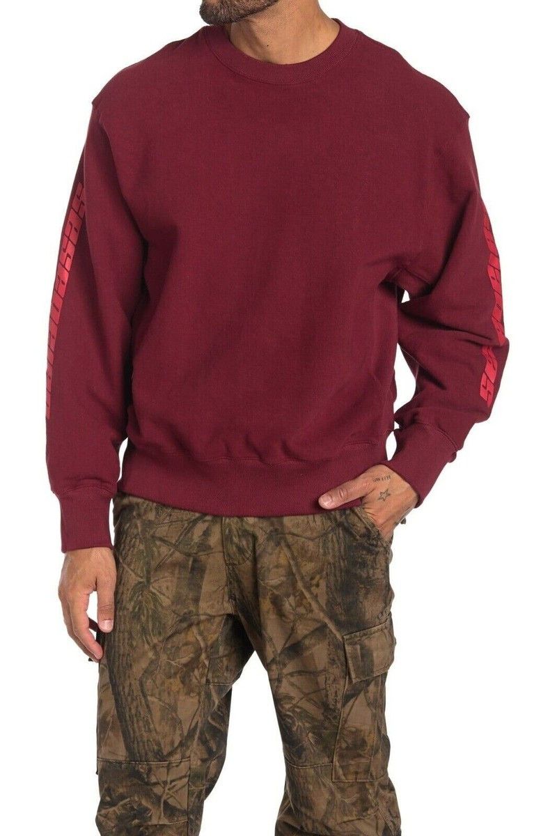 Yeezy Yeezy Season 4 Calabasas Crewneck Sweater Maroon Red Sz M Size US M / EU 48-50 / 2 - 4 Thumbnail
