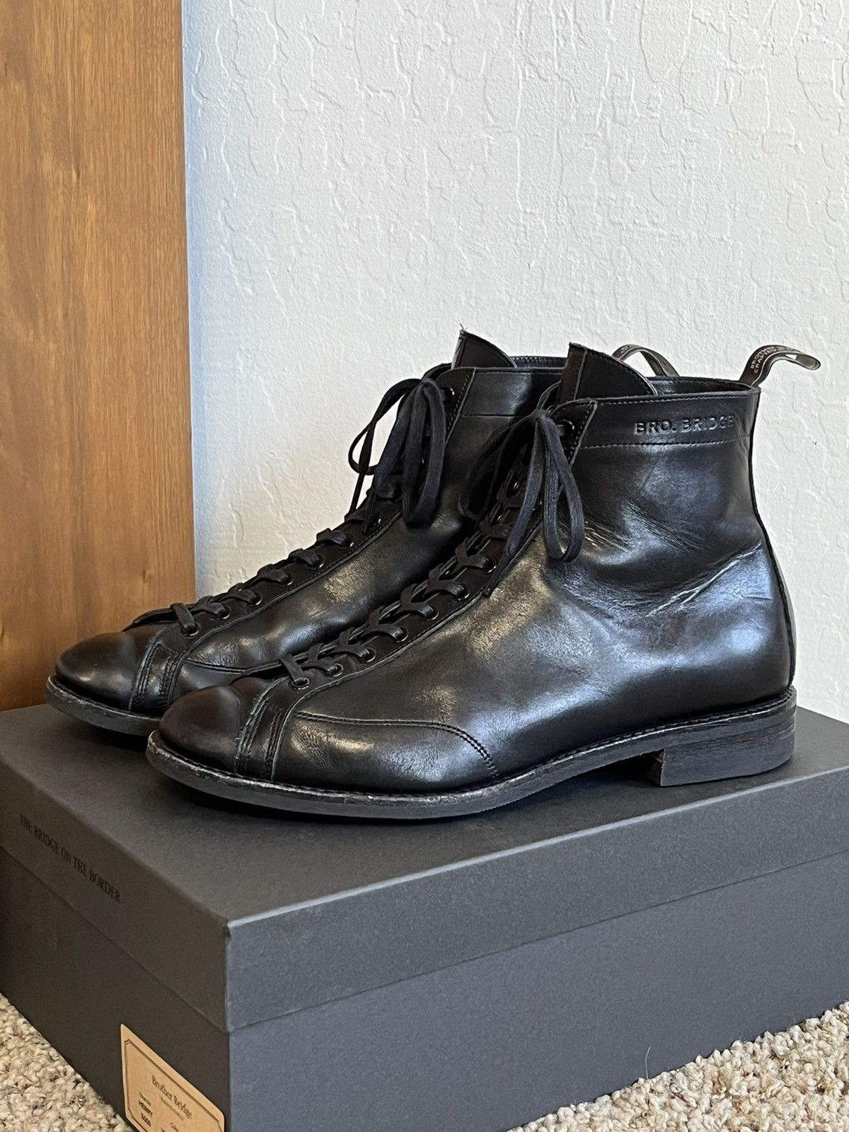 Japanese Brand Brother Bridge Henry Vintage Black Calf Monkey Boots US 8 |  Grailed