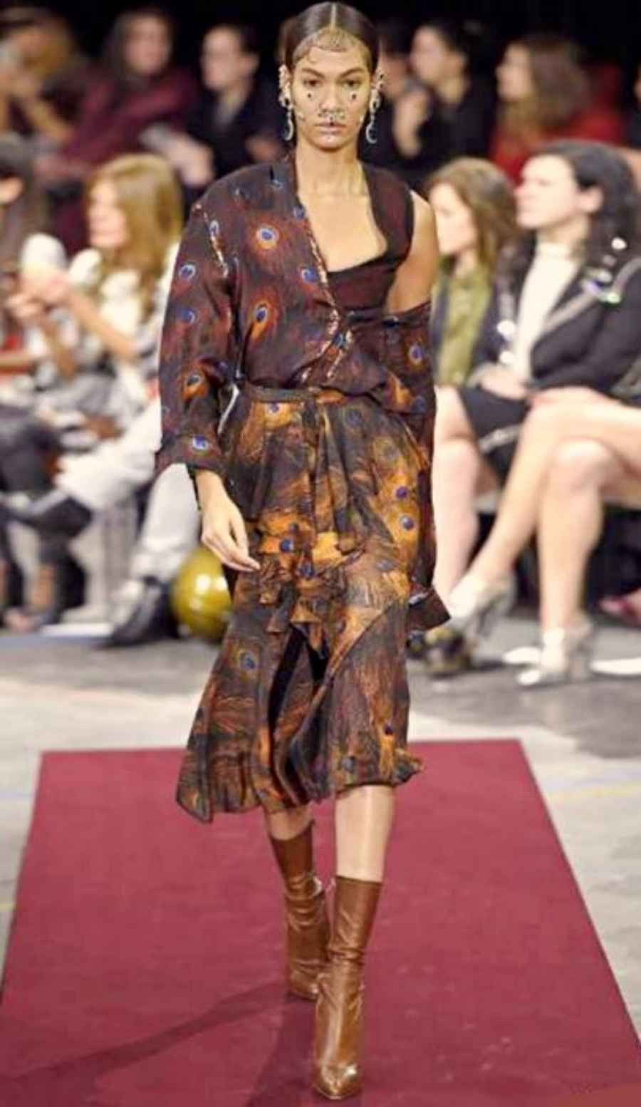 Givenchy Givenchy Paris Runway Women Peacock Feather Shirt Size US M / EU 48-50 / 2 - 2 Thumbnail