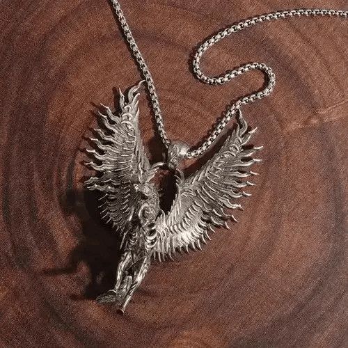Vintage Unicorn Wings Necklace Size ONE SIZE - 1 Thumbnail