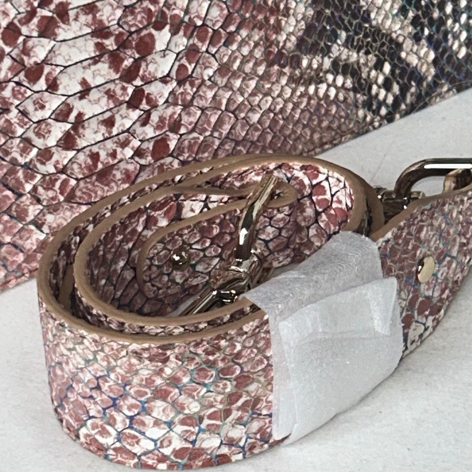 BRAHMIN Brahmin Hallie Multi Skyterra Snake Leather Shoulder Bag NWT Size ONE SIZE - 5 Thumbnail