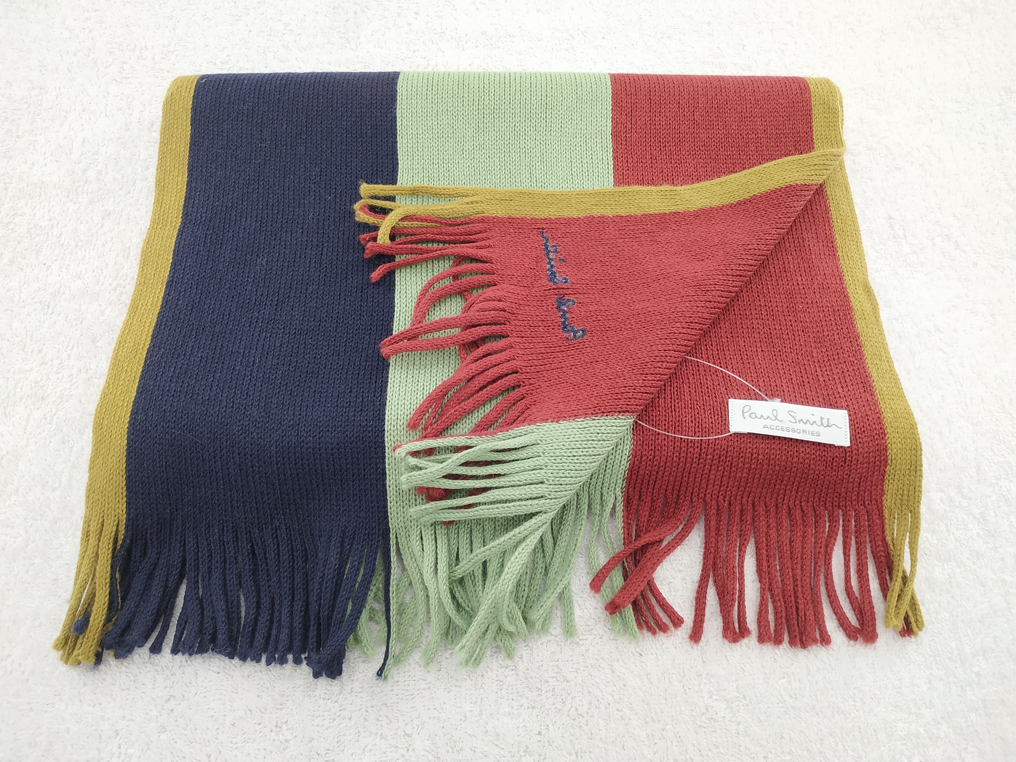 Paul Smith Vintage Paul Smith Scarf/Muffler/Neckwear MF421 Size ONE SIZE - 4 Thumbnail