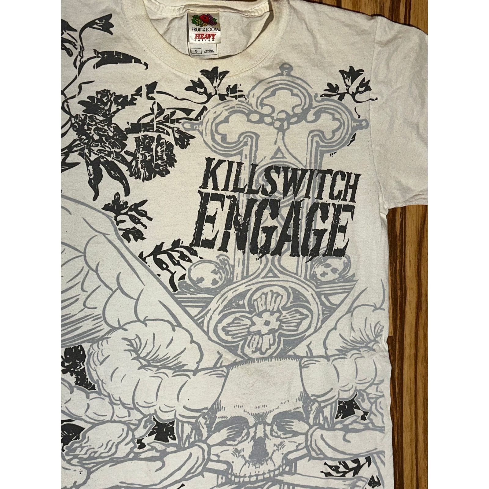 Gildan Vintage Kill Switch Engage Angel Skulls Uniquedesign Size L Size US S / EU 44-46 / 1 - 7 Thumbnail