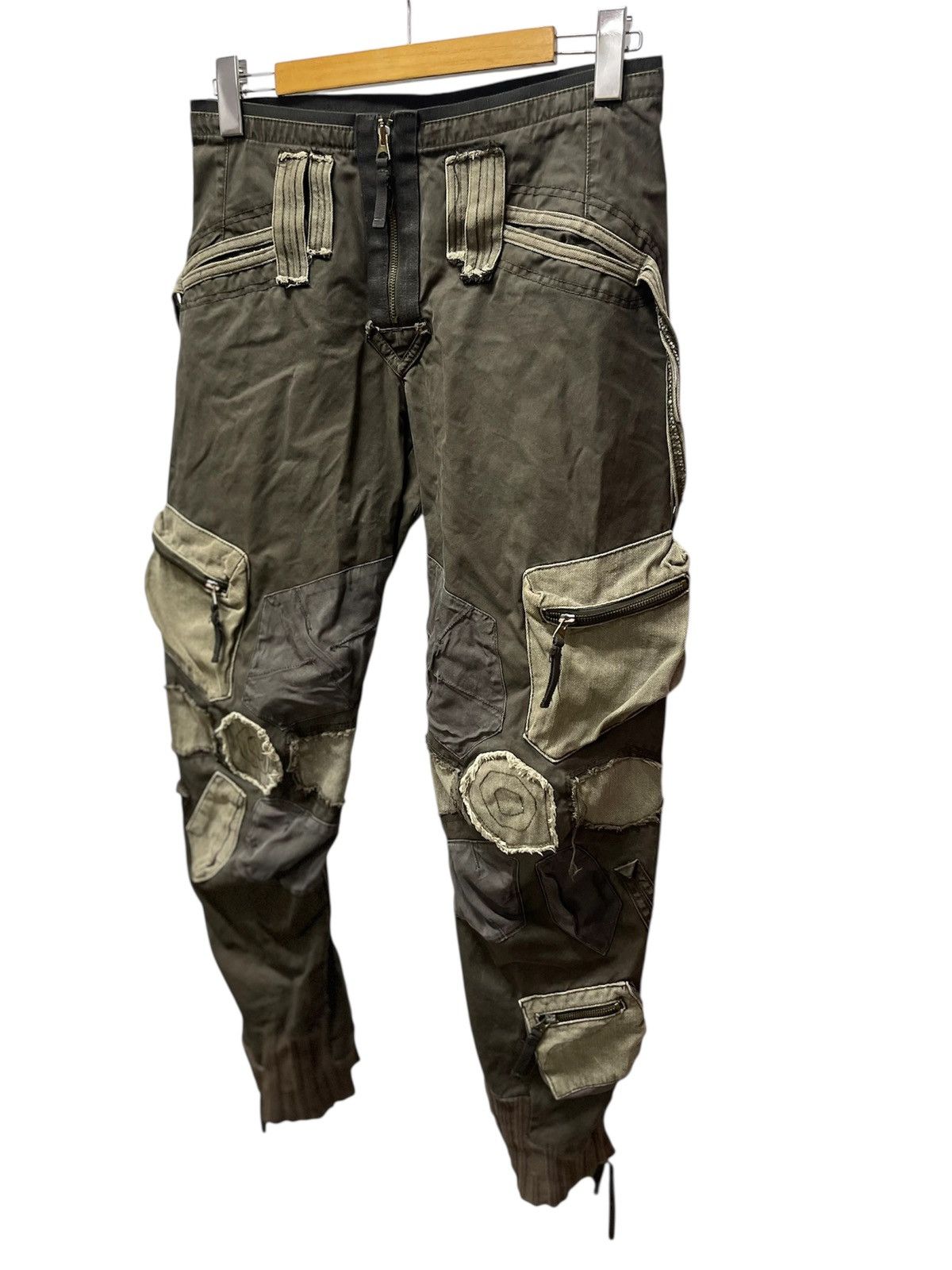 Marithe + Francois Girbaud 2000s Marithe+Francois Girbaud Bondage Cargo Pants Size US 32 / EU 48 - 4 Thumbnail