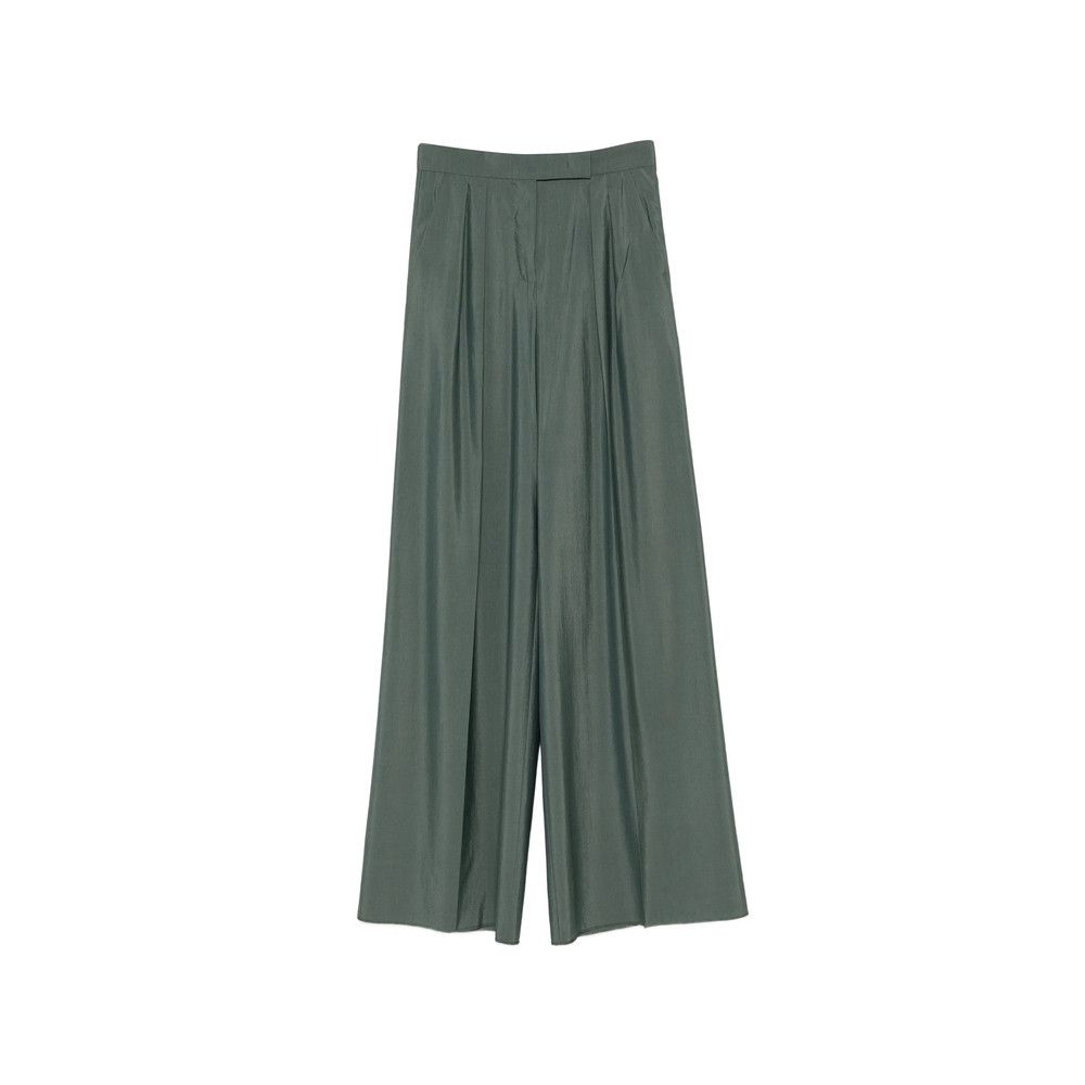 Max Mara Max Mara GREEN Trousers - Palazzo Pants Size 28" / US 6 / IT 42 - 1 Thumbnail
