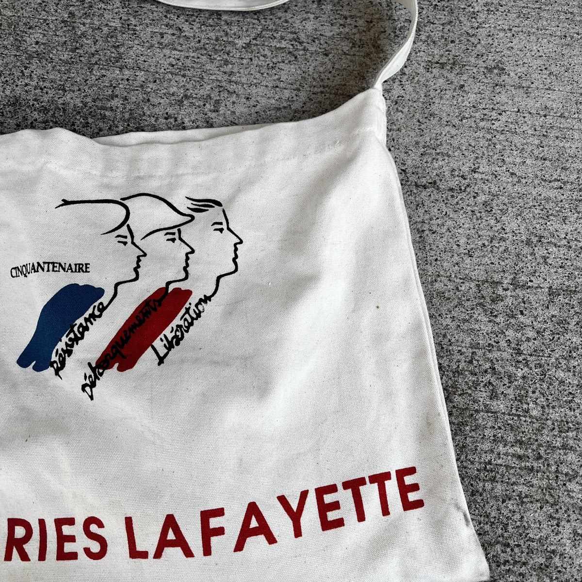 Vintage Vintage Galeries Lafayette Paris Tote Bag 80's 90's Y2K Size ONE SIZE - 3 Thumbnail