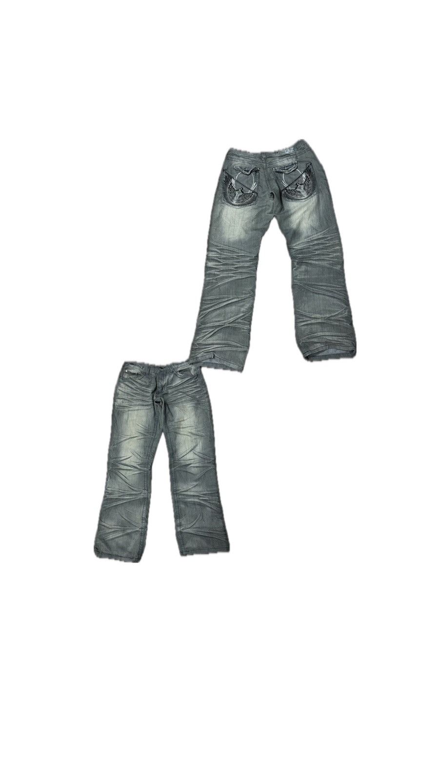 Affliction × FUSAI Rare🔥 Vintage FUSAI Denim Affliction Style Size US 32 / EU 48 - 2 Thumbnail