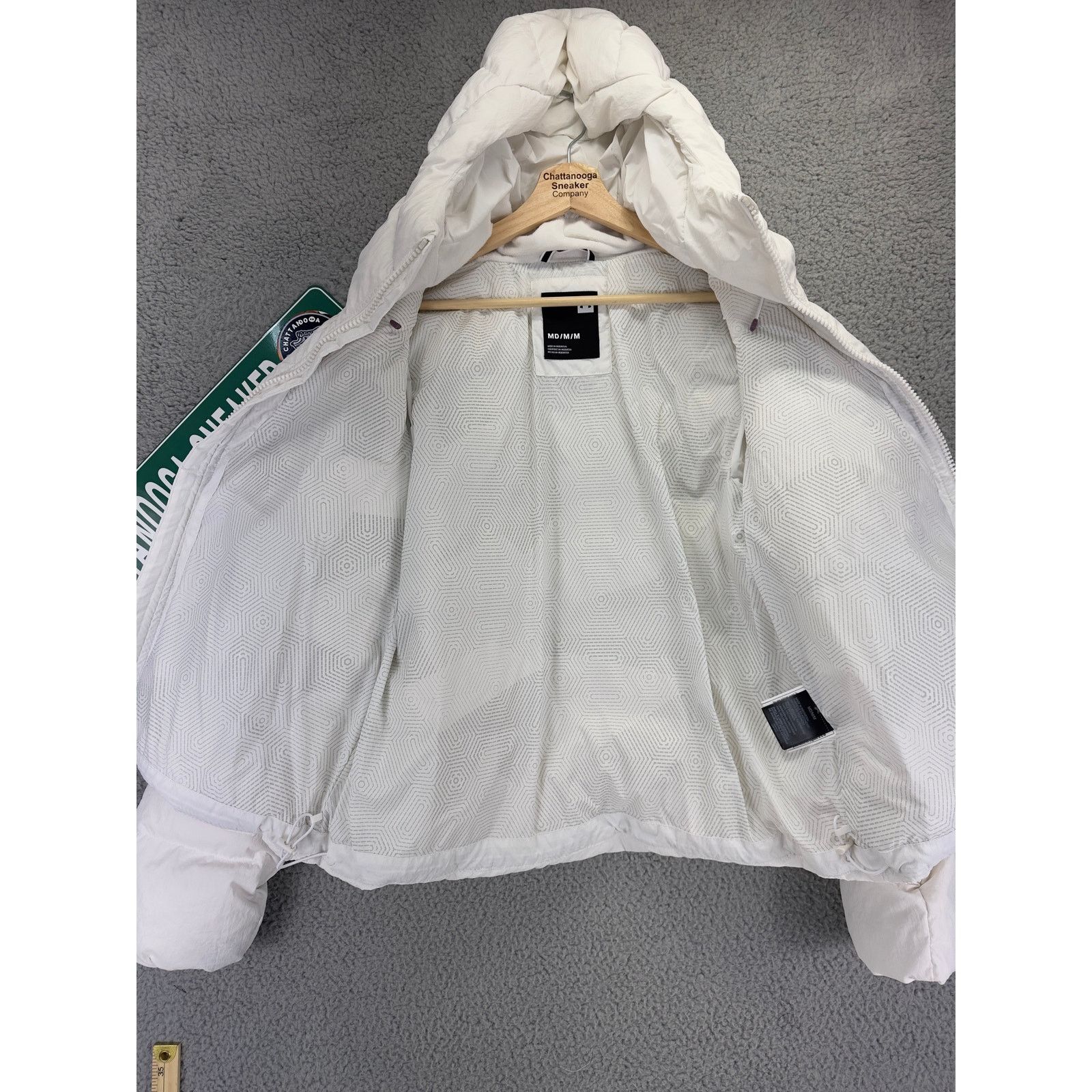Under Armour Under Armour Puffer Jacket Womens Medium M White Down Fill Size M / US 6-8 / IT 42-44 - 10 Thumbnail